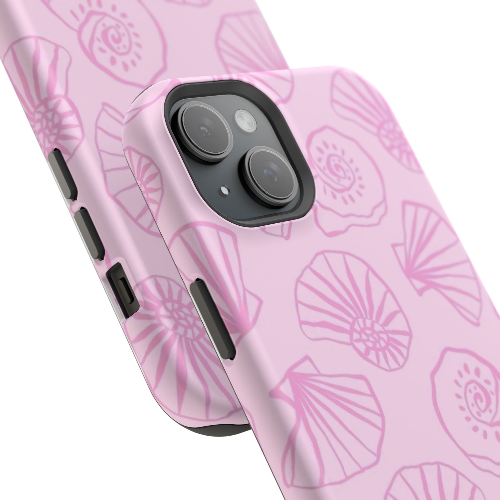 MagSafe pink shells case