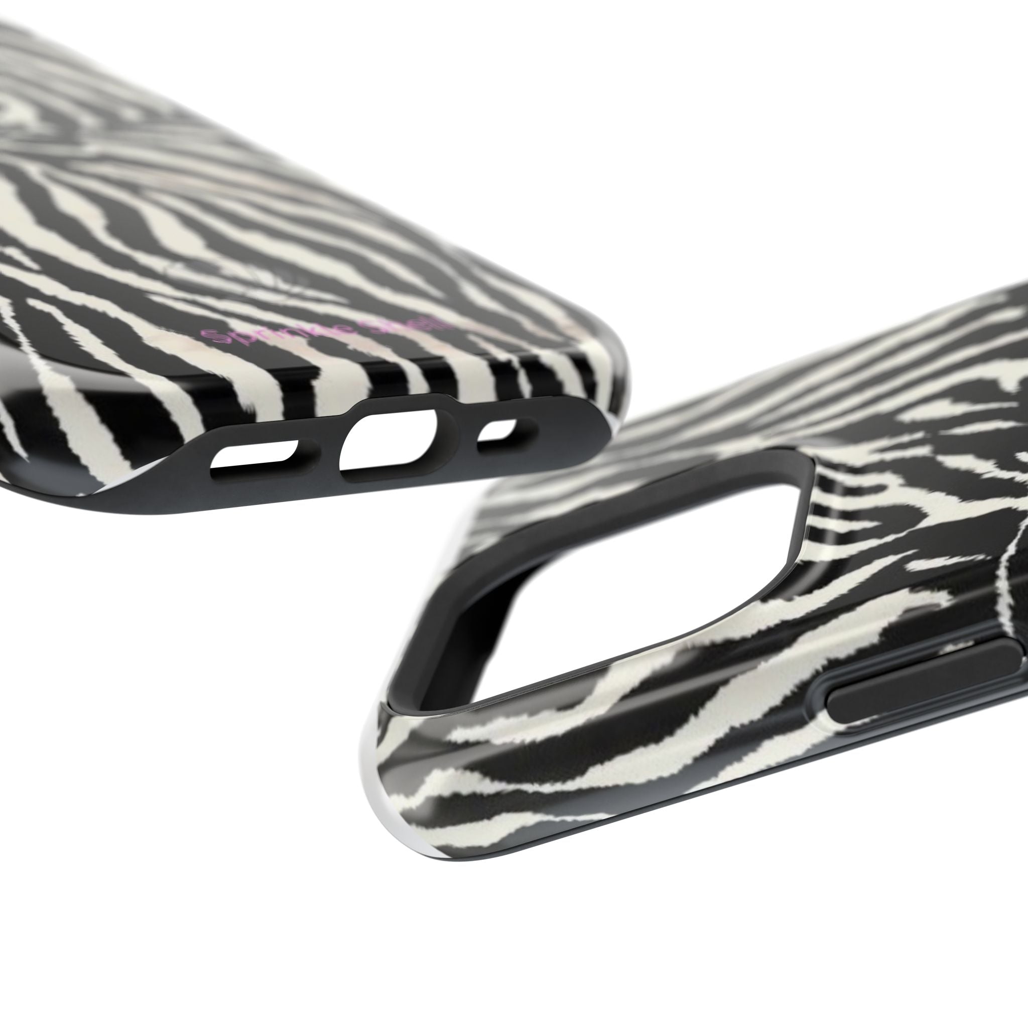 MagSafe black zebra print case