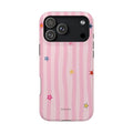 MagSafe pink lines & stars case