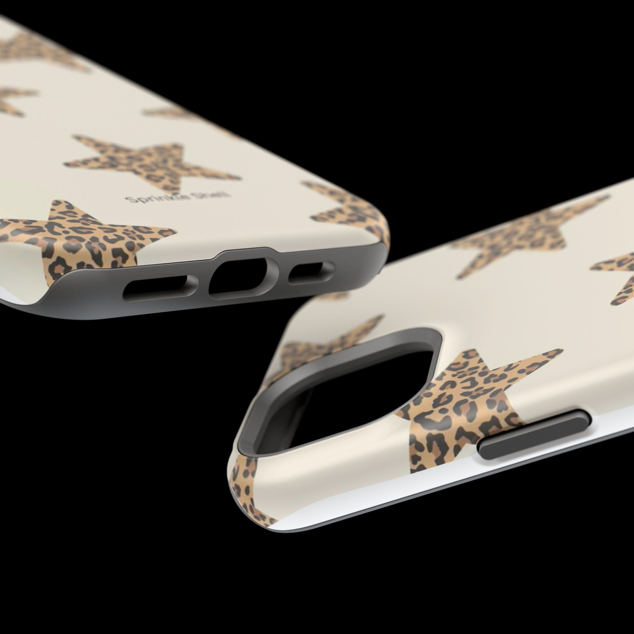 MagSafe Cheetah Print Stars iPhone Case