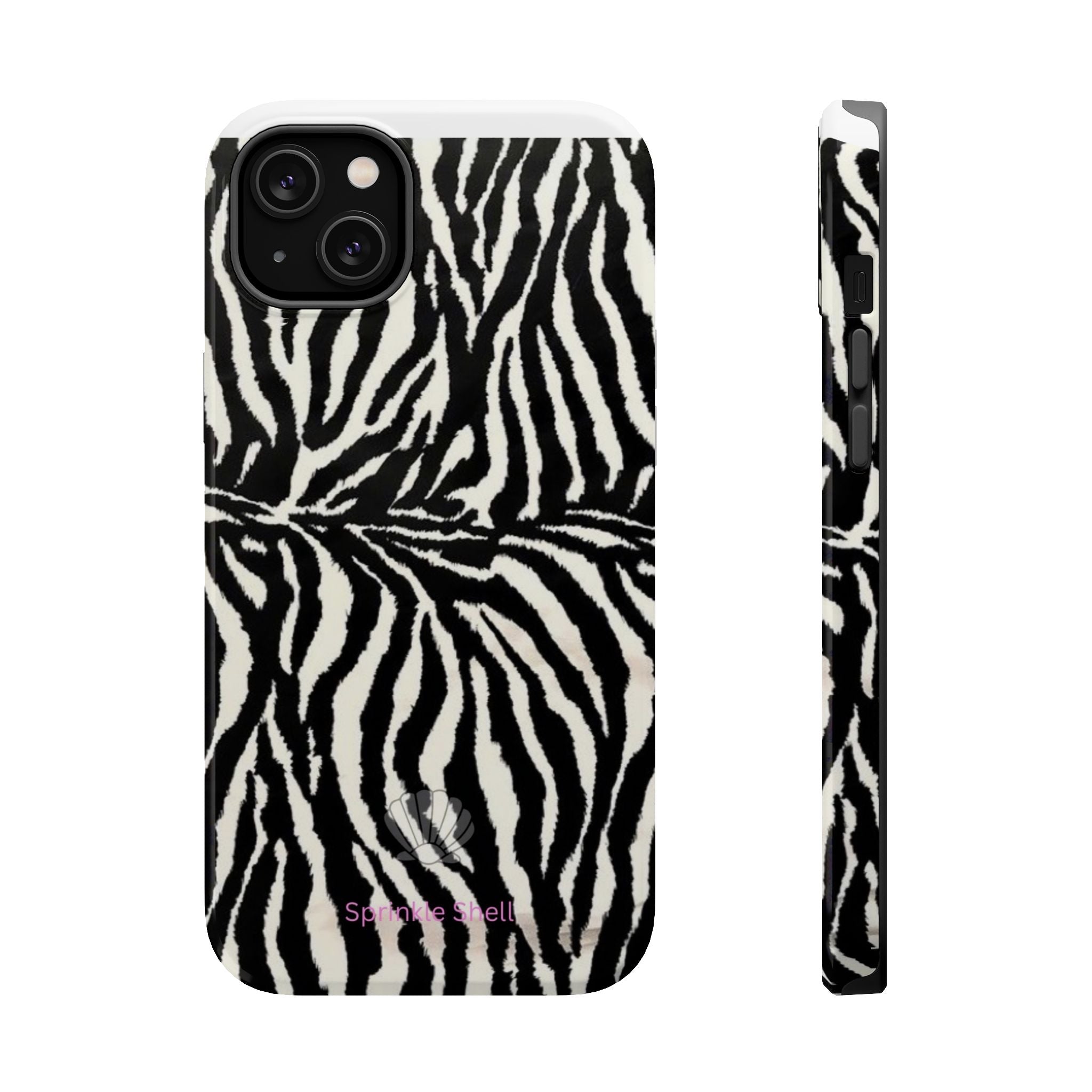 MagSafe black zebra print case