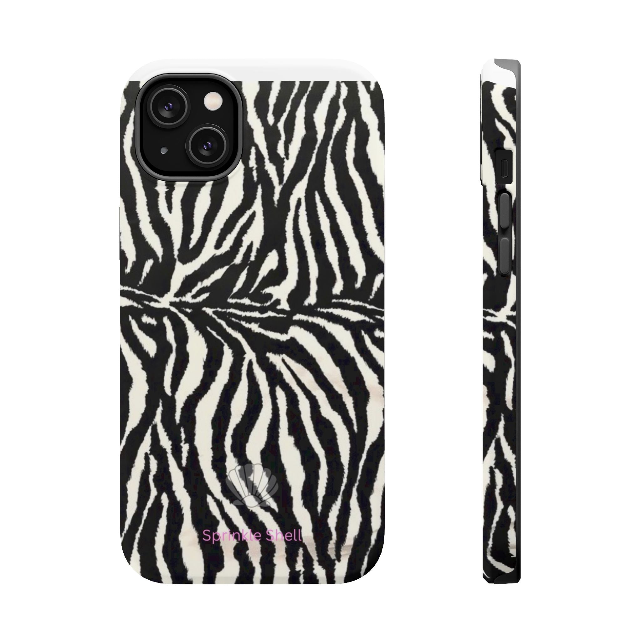 MagSafe black zebra print case