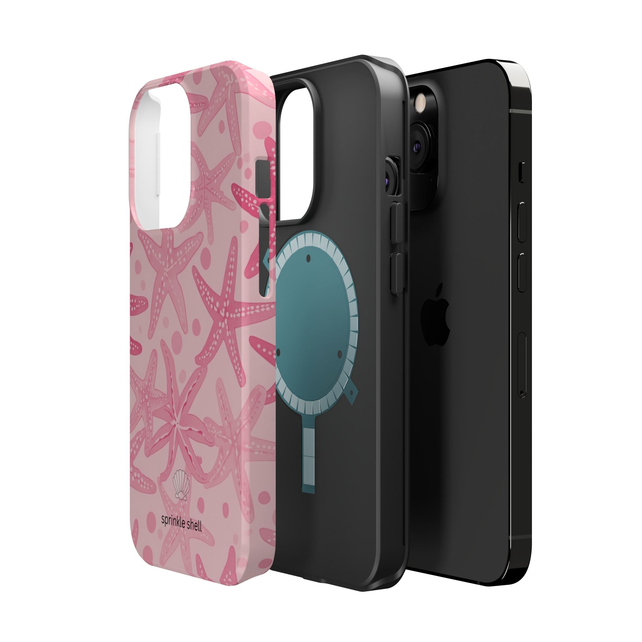 MagSafe Pink Starfish Iphone Case