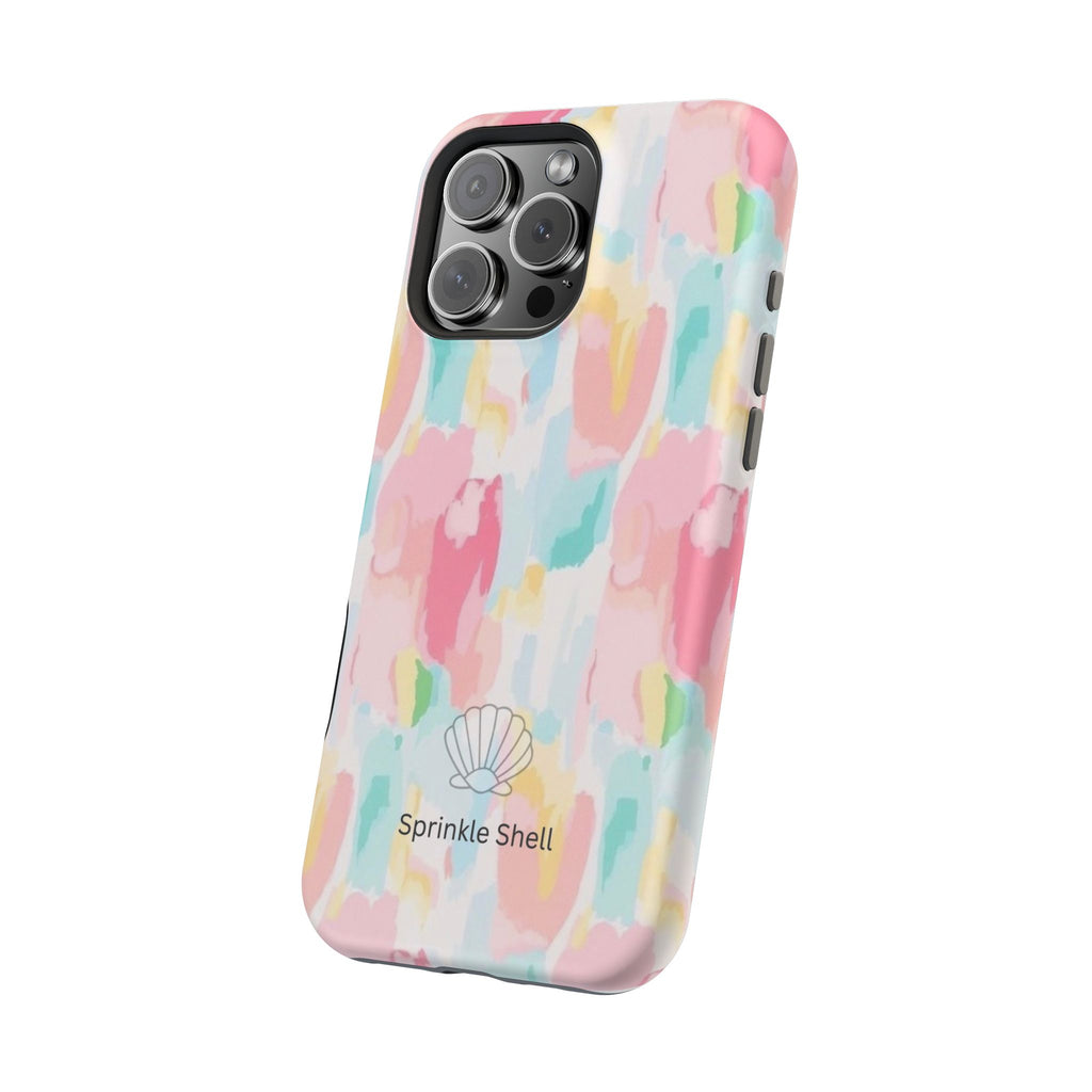 MagSafe cute colorful paint case