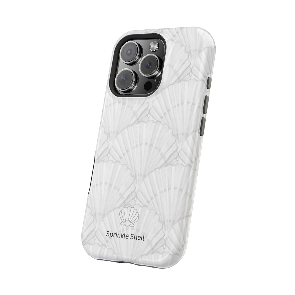 Shell-Pattern Magnetic Impact Phone Case — Protective Modular iPhone Cover