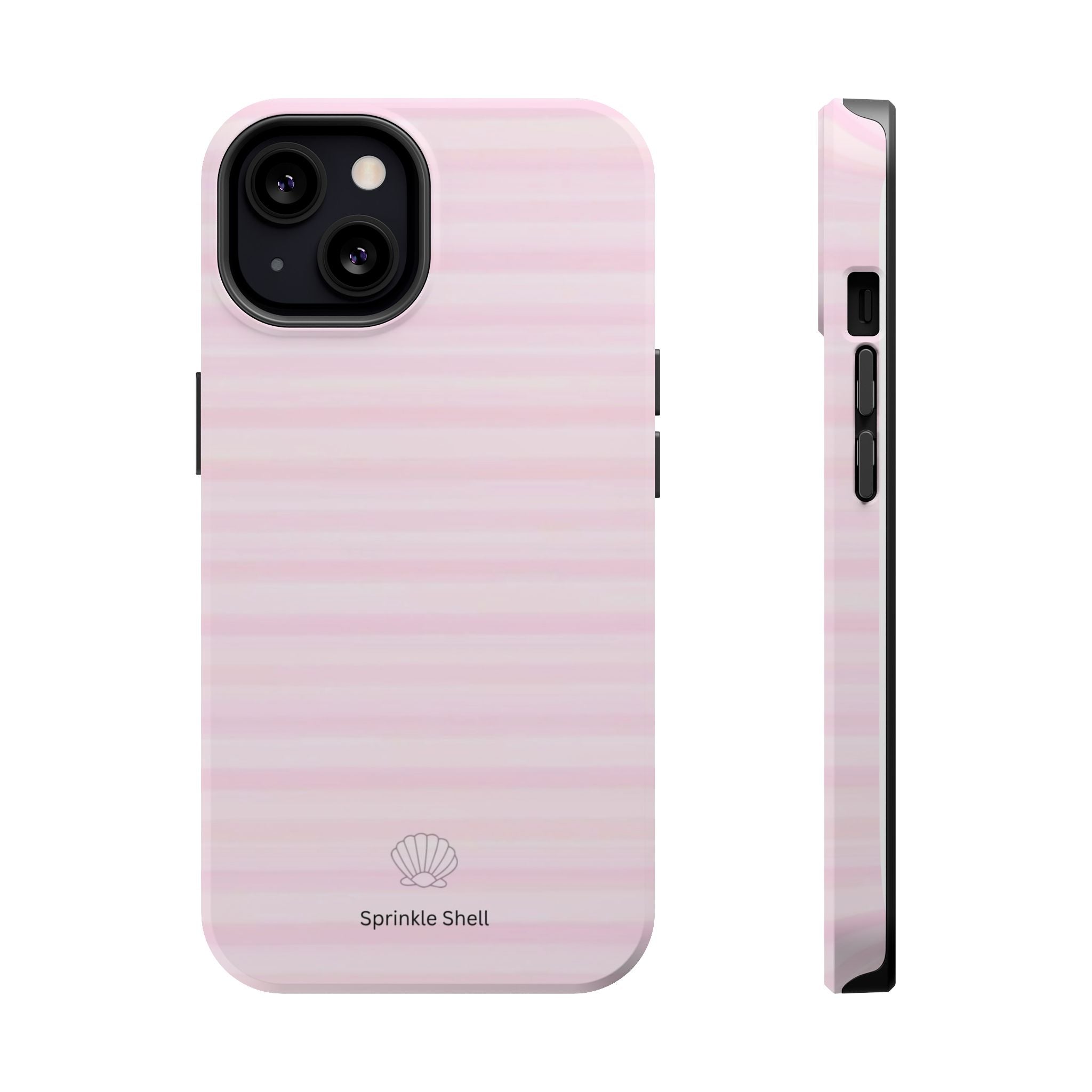 MagSafe pink stripes case