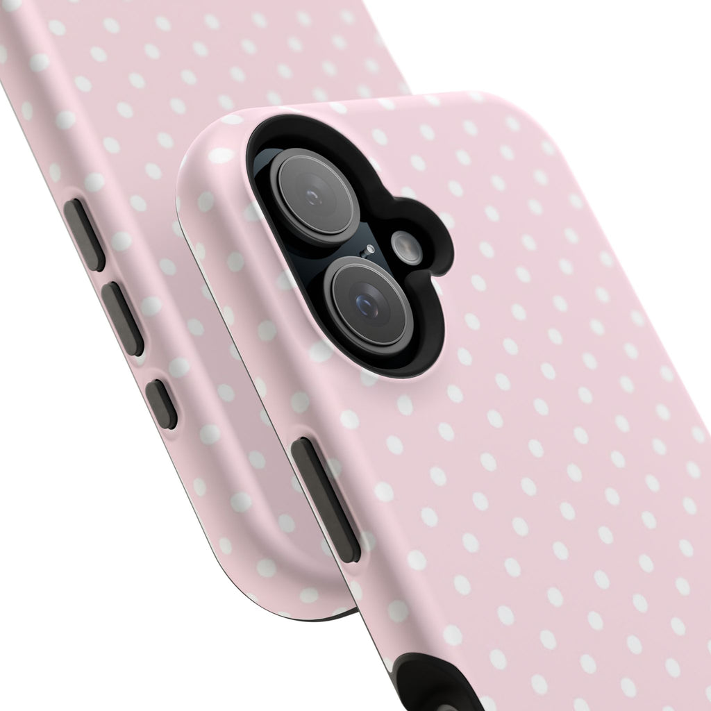 MagSafe light pink polka dots case