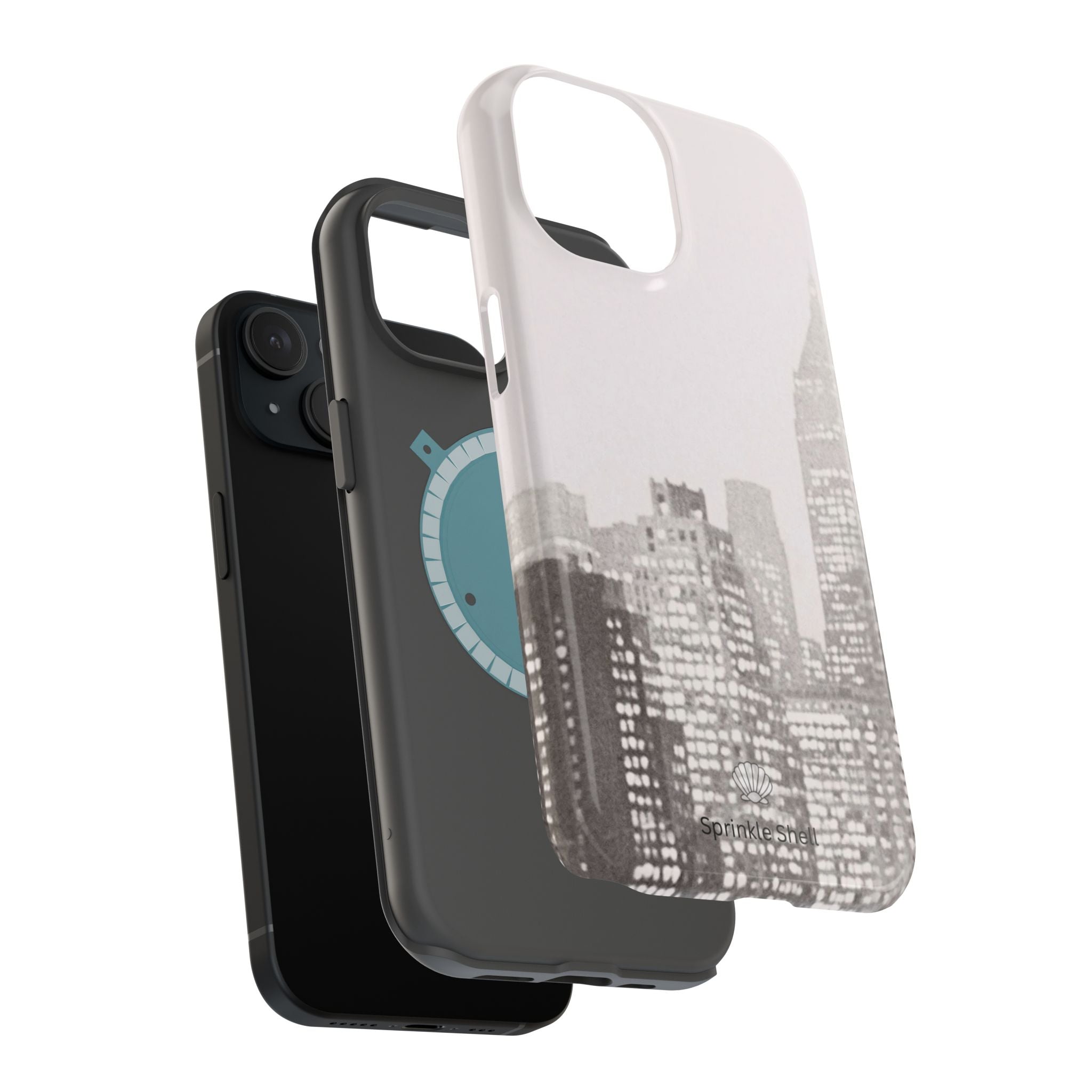 MagSafe city buildings case
