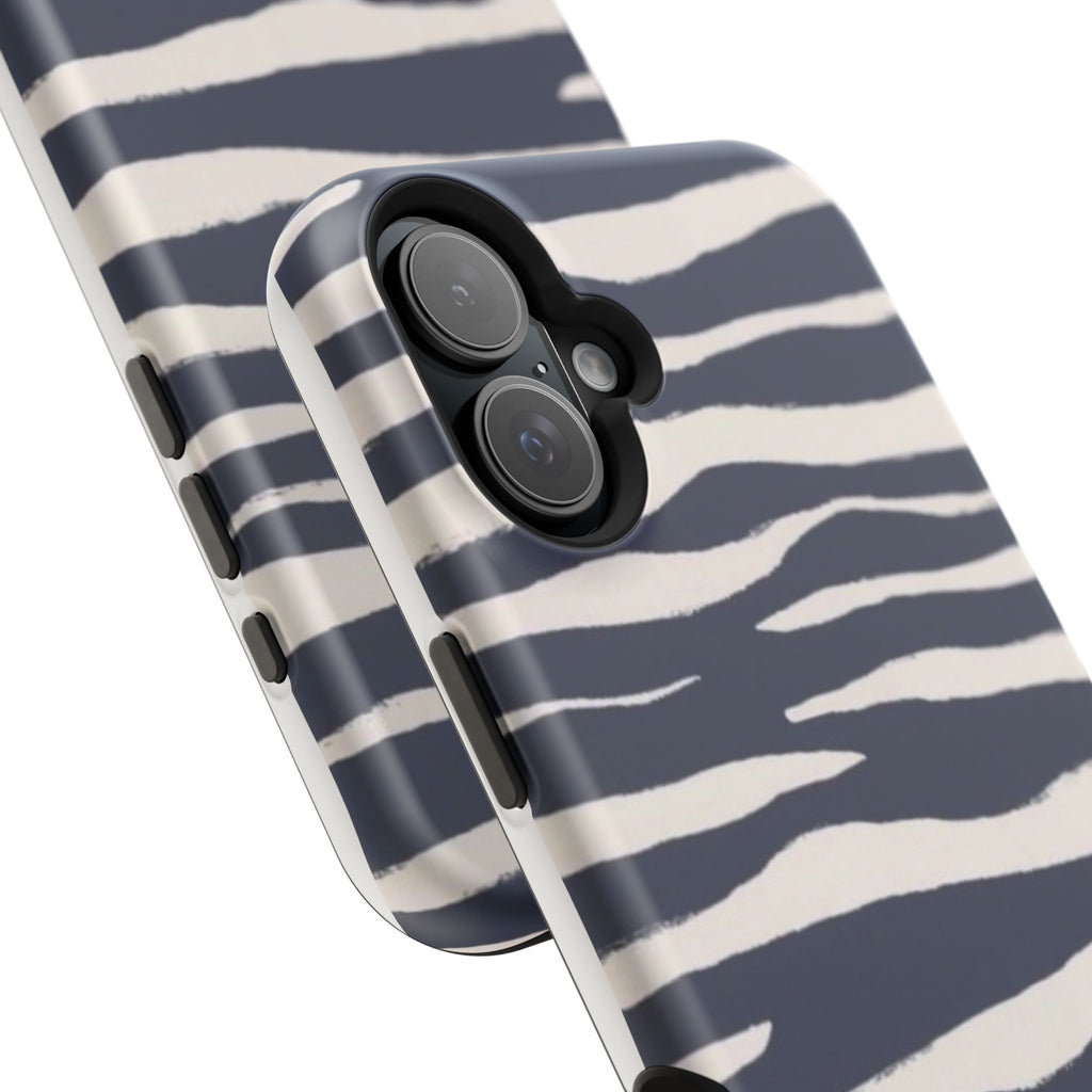 MagSafe Blue zebra print case