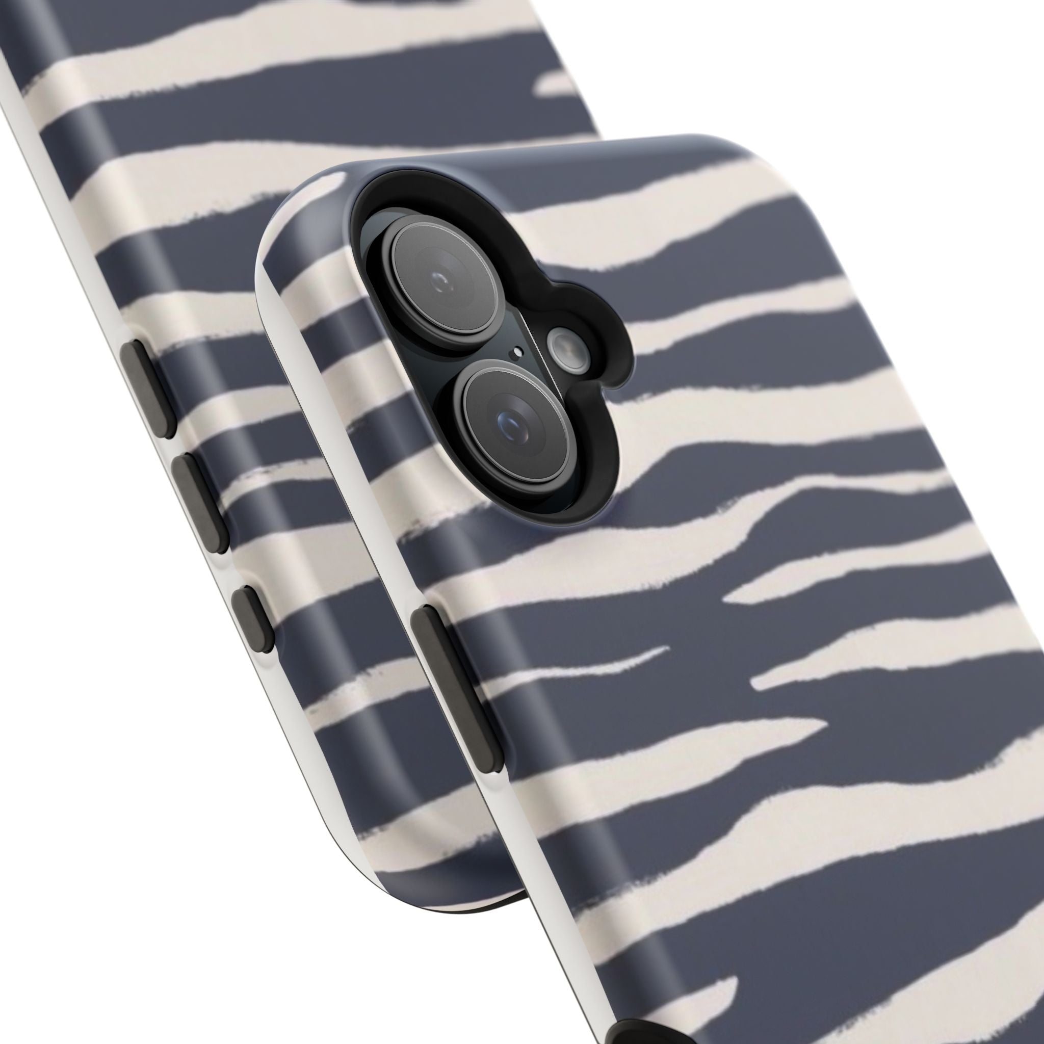 MagSafe Blue zebra print case
