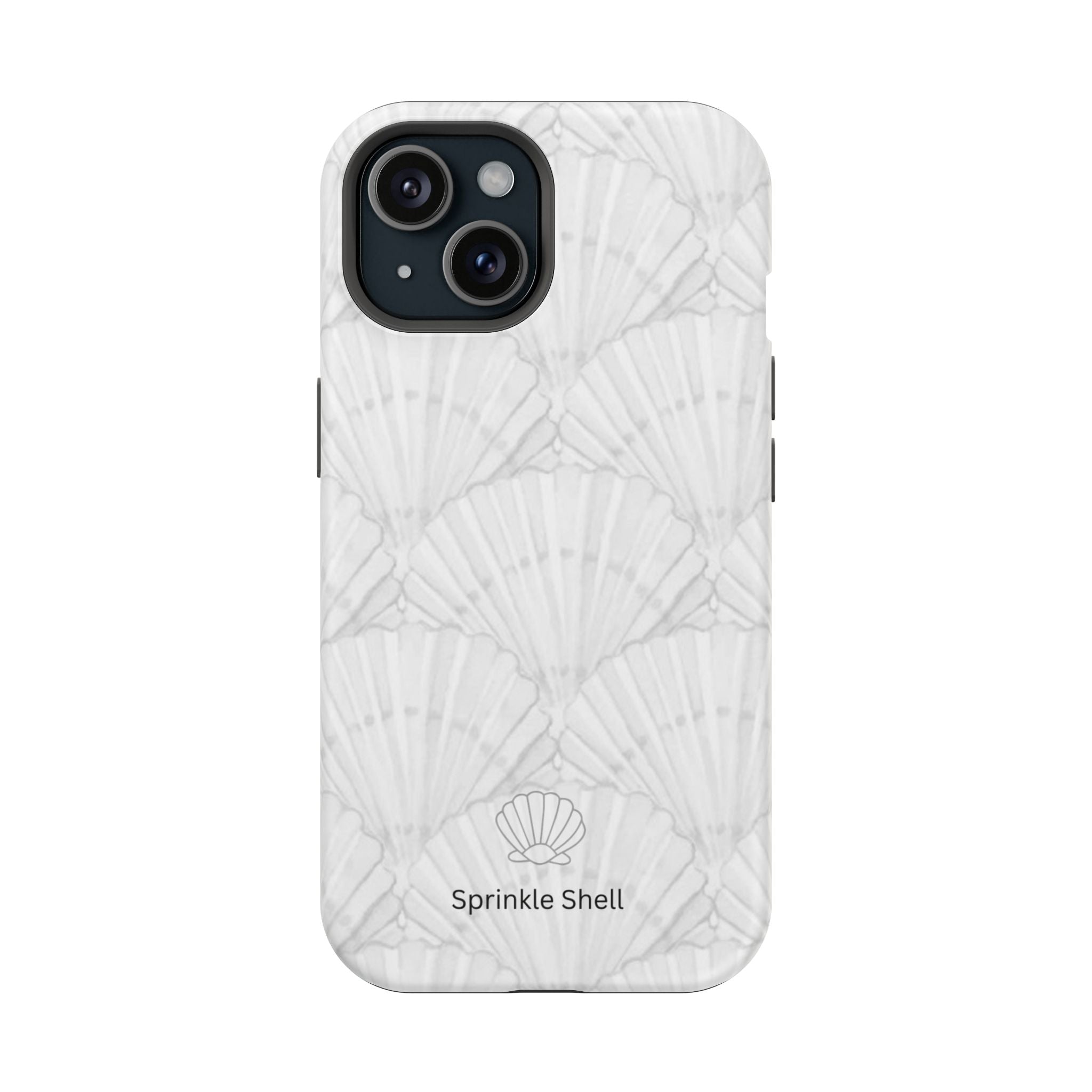 Shell-Pattern Magnetic Impact Phone Case — Protective Modular iPhone Cover