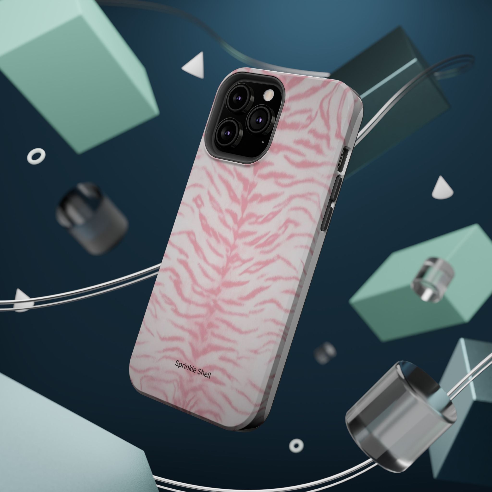 MagSafe Pink Zebra Print Iphone Case