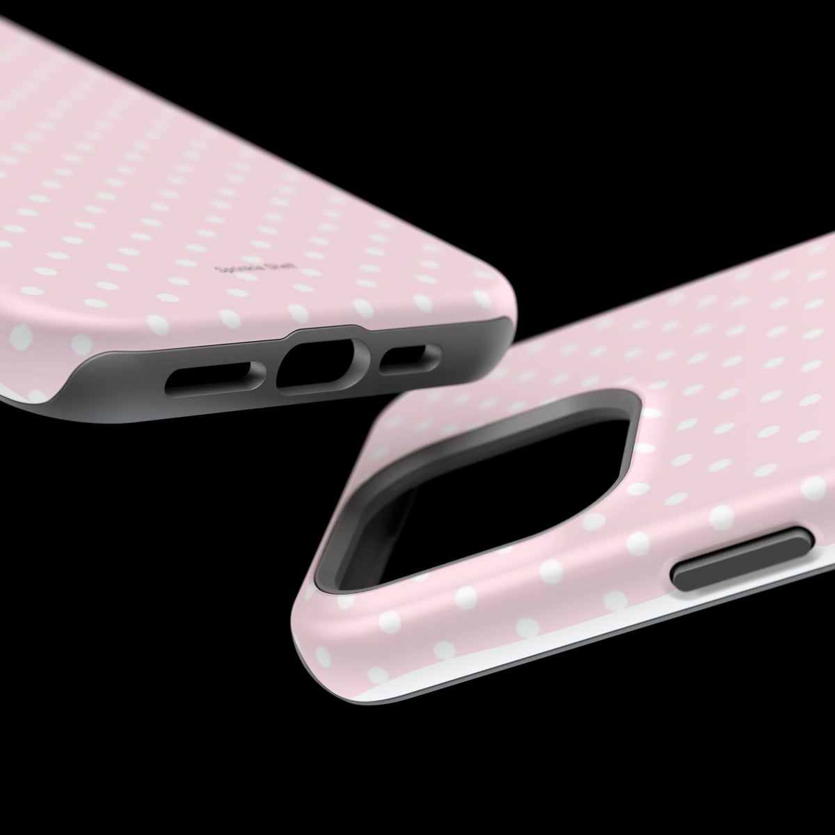 MagSafe light pink polka dots case