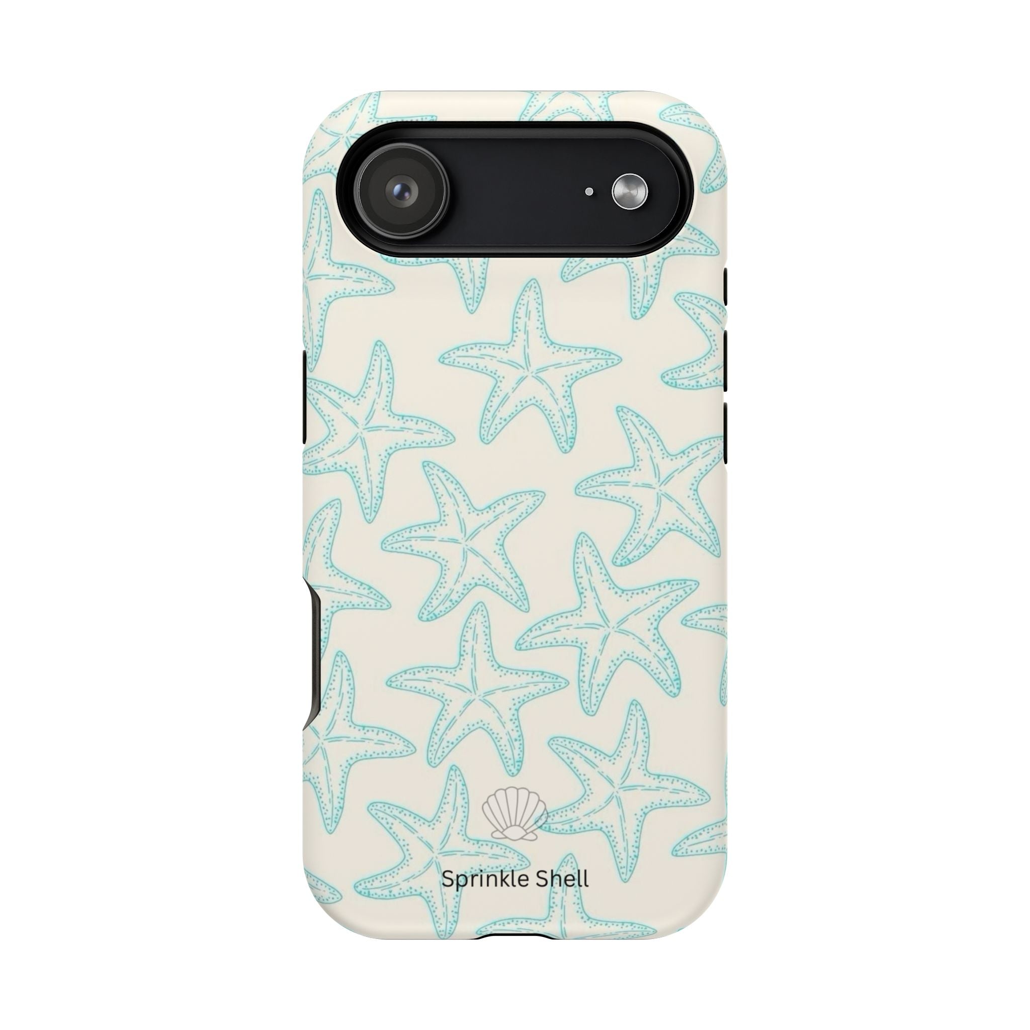 MagSafe teal starfish case