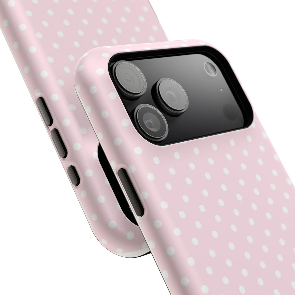 MagSafe light pink polka dots case