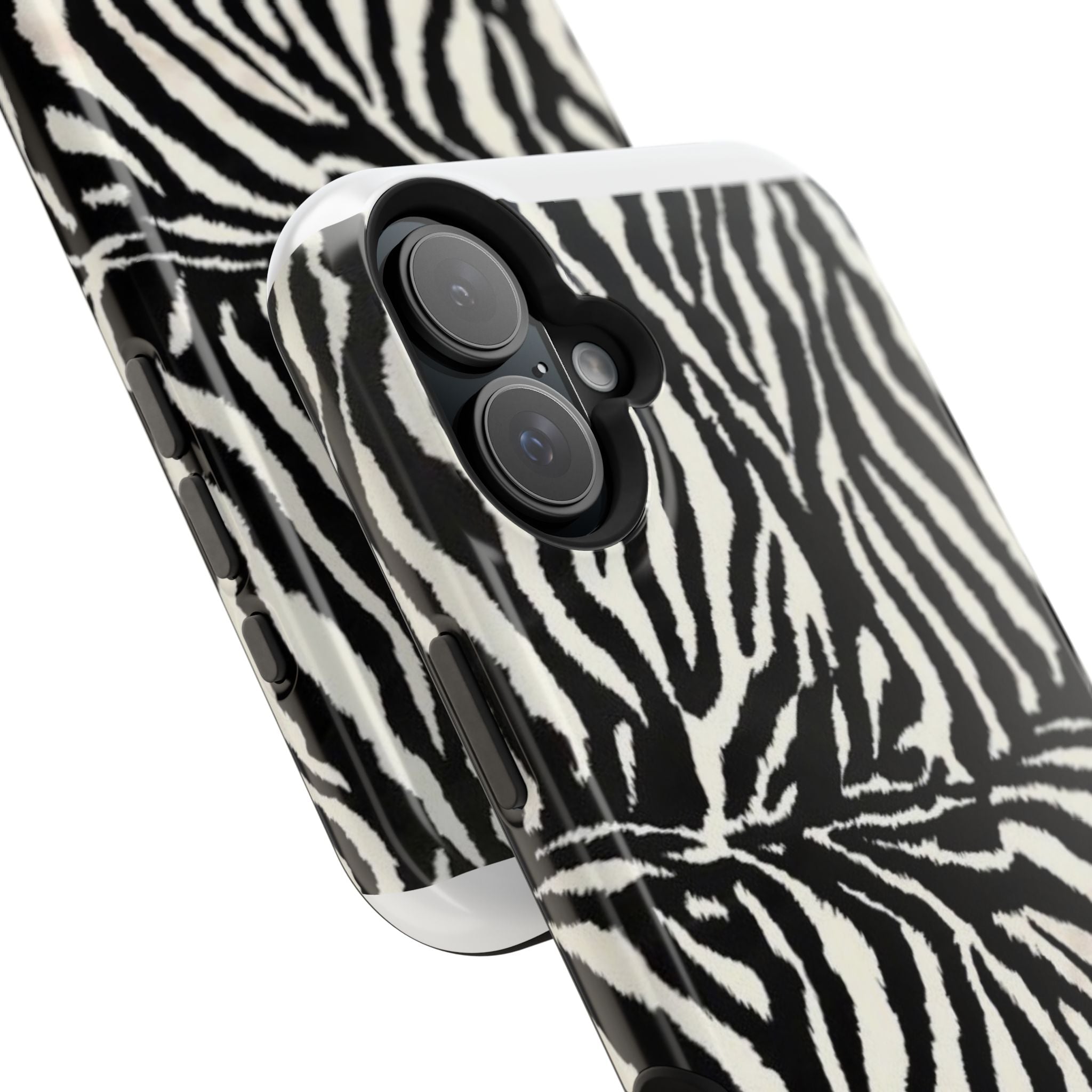 MagSafe black zebra print case
