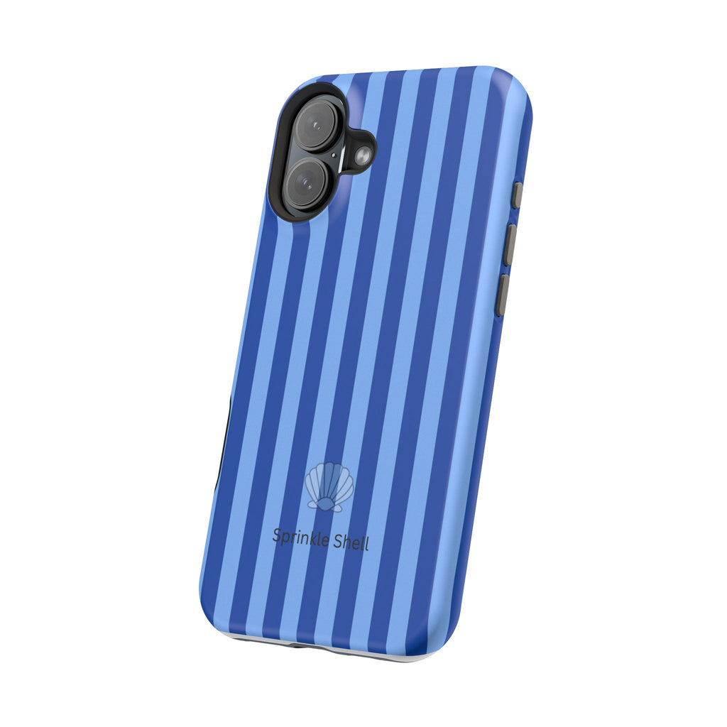 MagSafe blue striped case