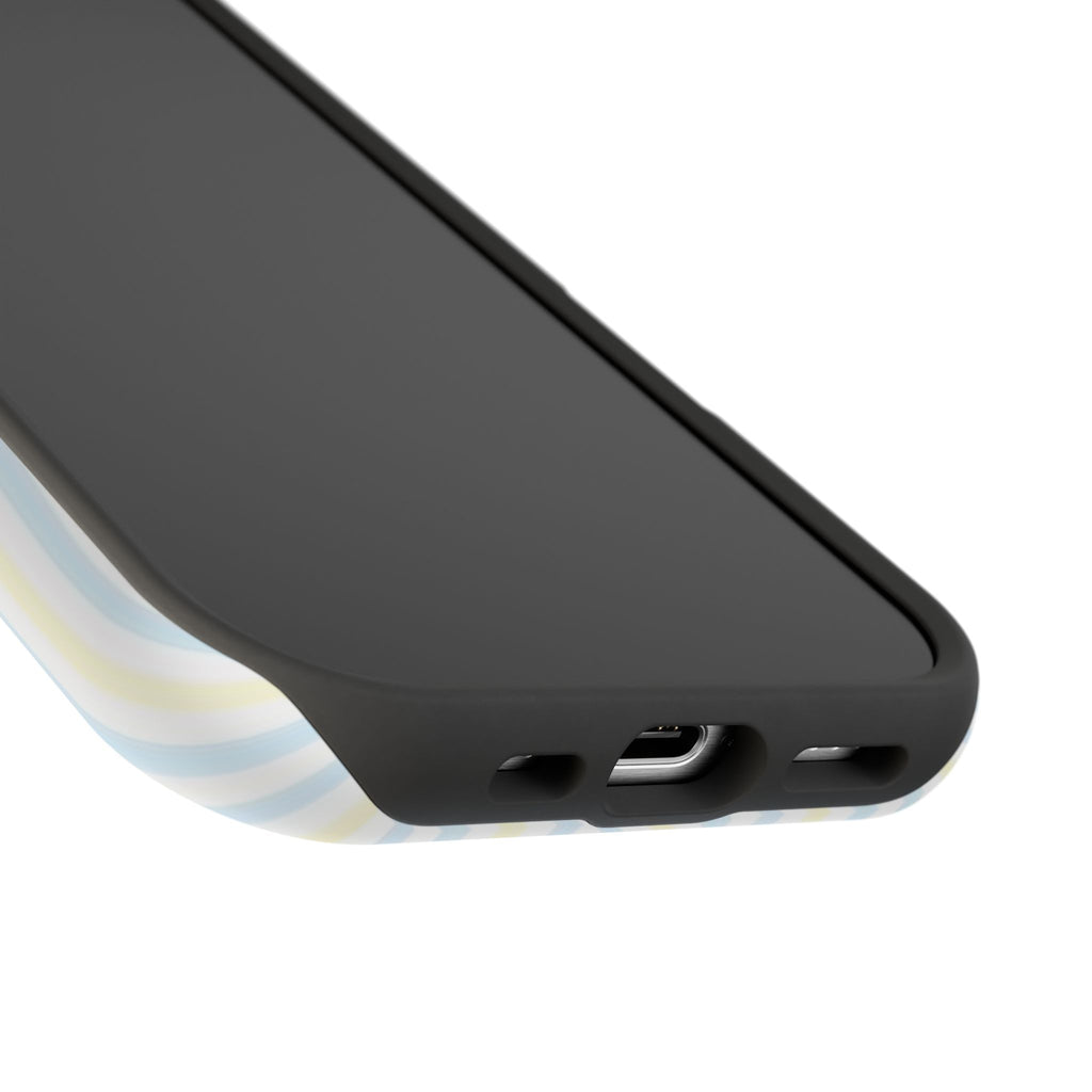 MagSafe Light Yellow And Blue Iphone Case