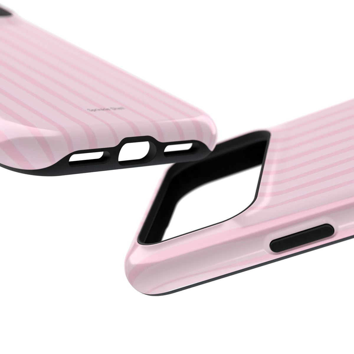 MagSafe pink uneven lines case