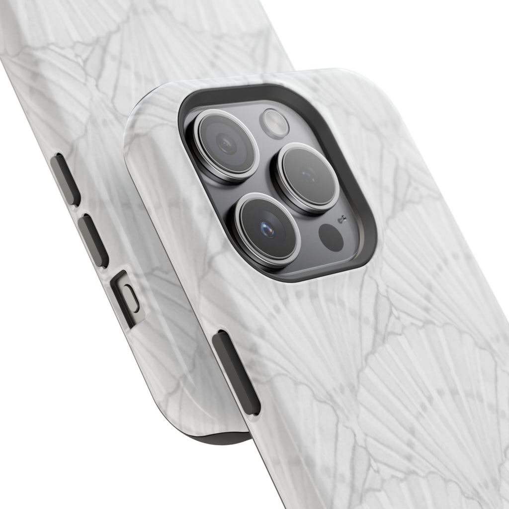 Shell-Pattern Magnetic Impact Phone Case — Protective Modular iPhone Cover