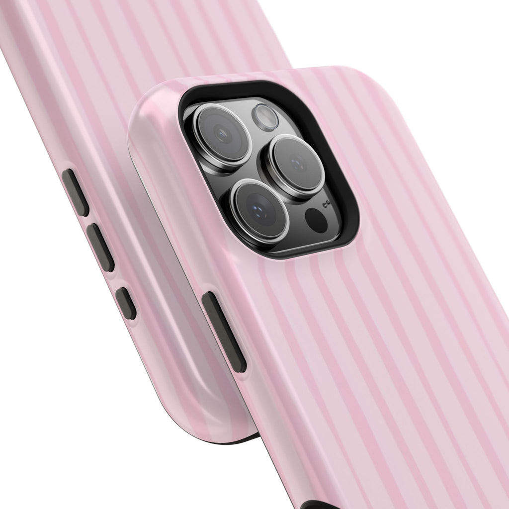 MagSafe pink uneven lines case