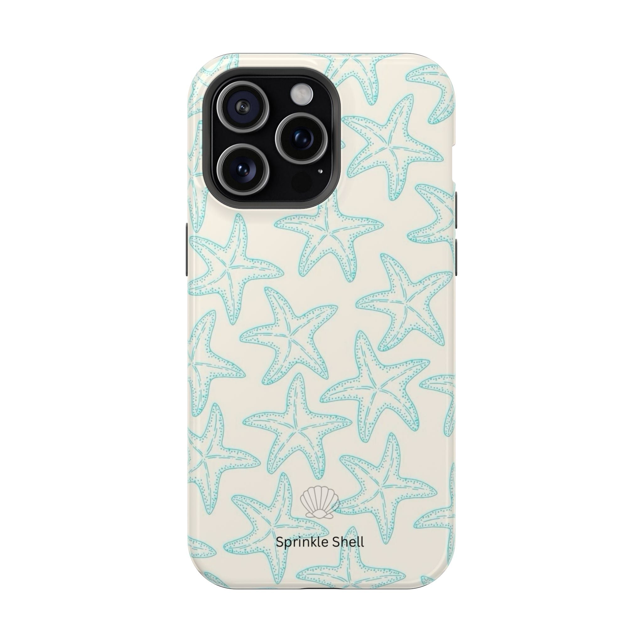 MagSafe teal starfish case
