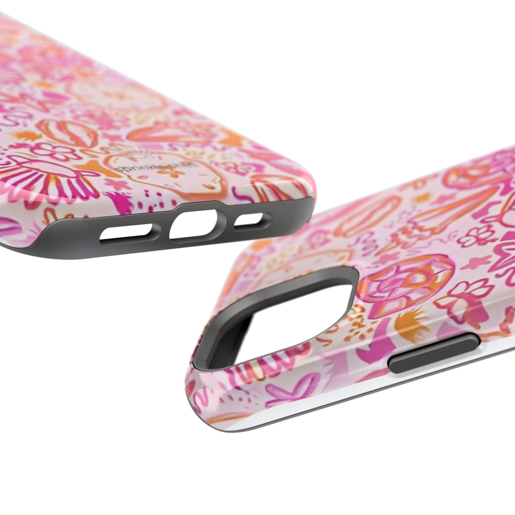 MagSafe Pink Clutter Iphone Case