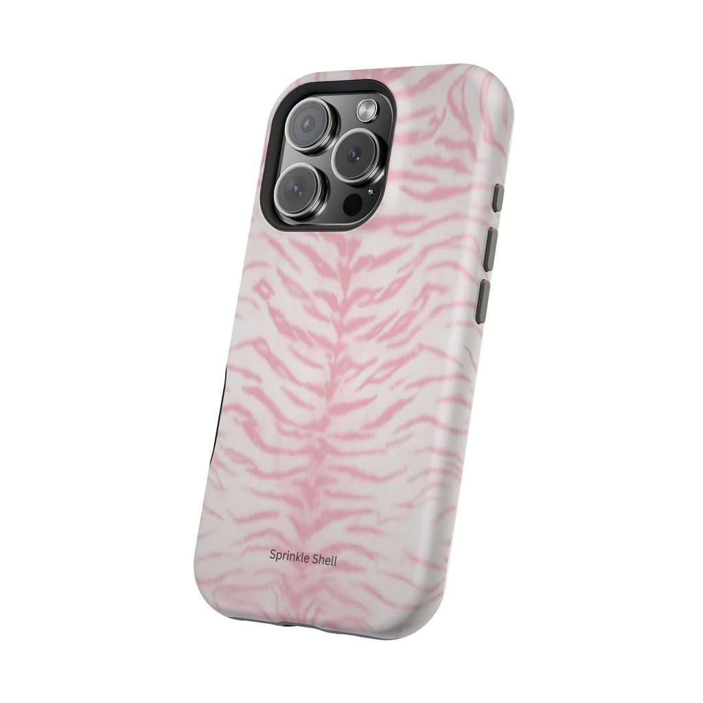 MagSafe Pink Zebra Print Iphone Case