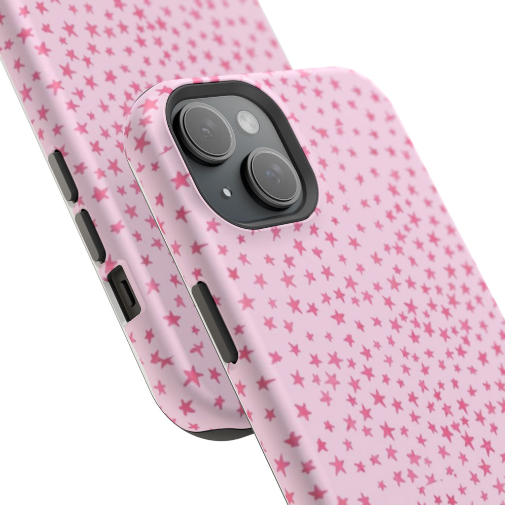 MagSafe mini pink stars case