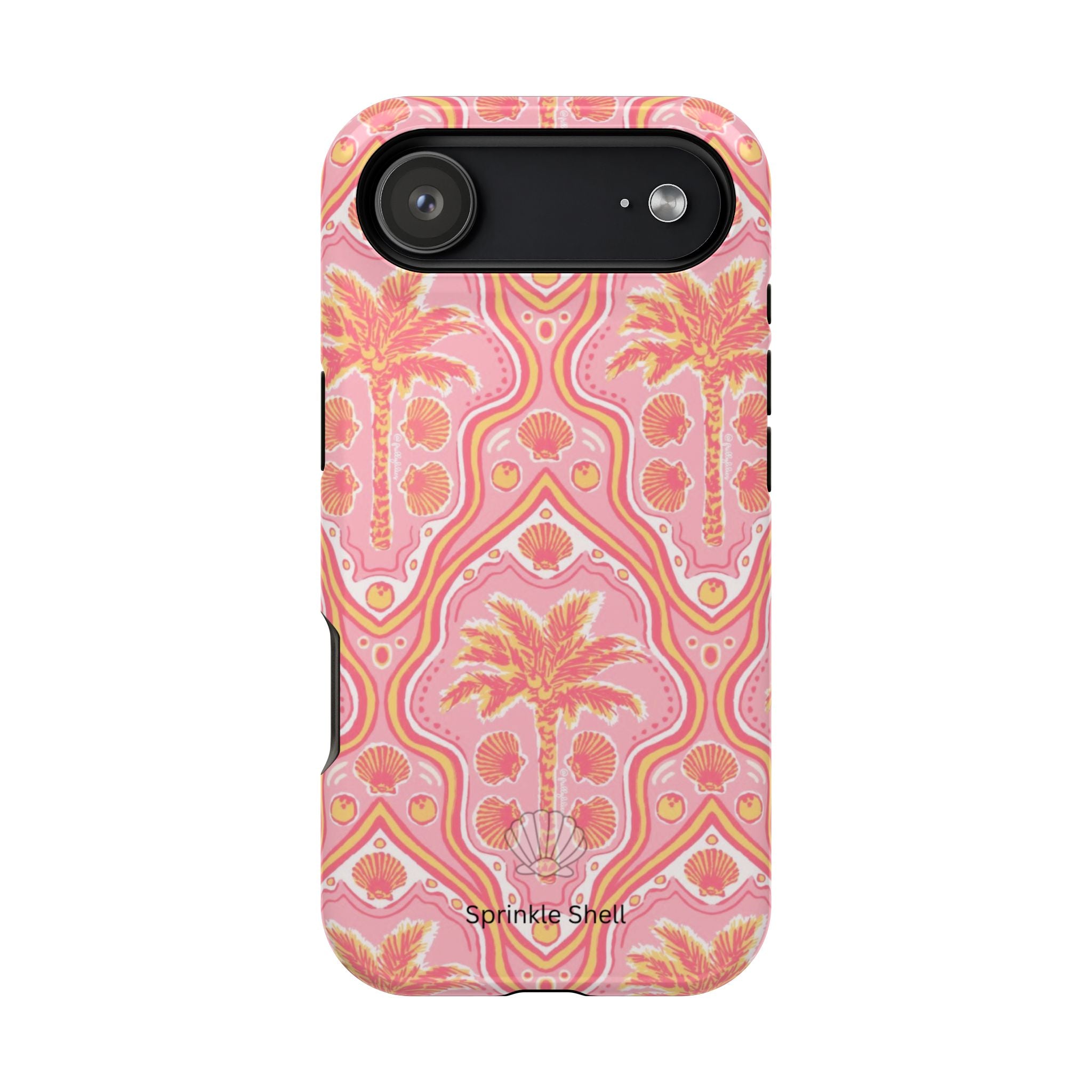 MagSafe pink pink summer palm tree case
