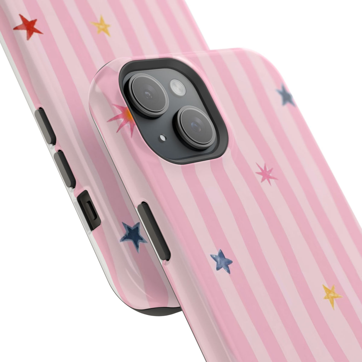 MagSafe pink lines & stars case