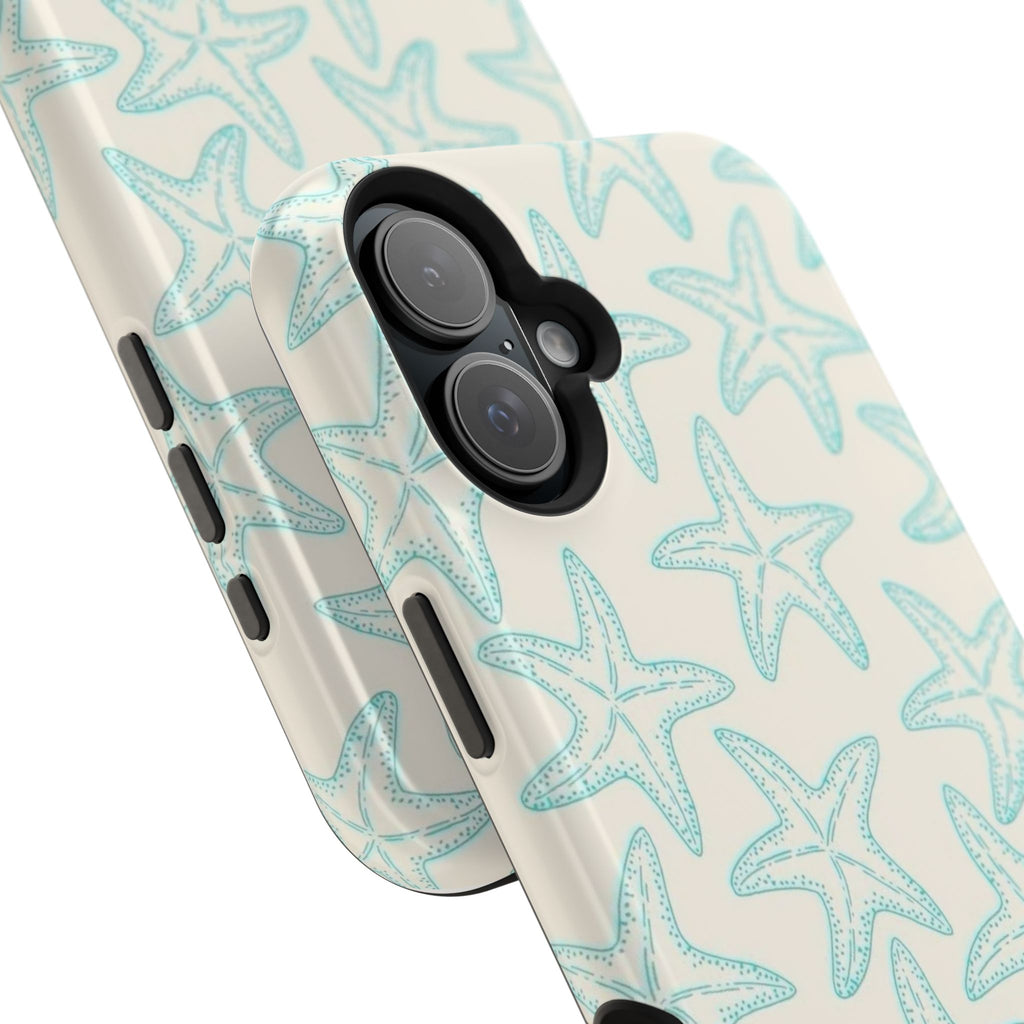 MagSafe teal starfish case