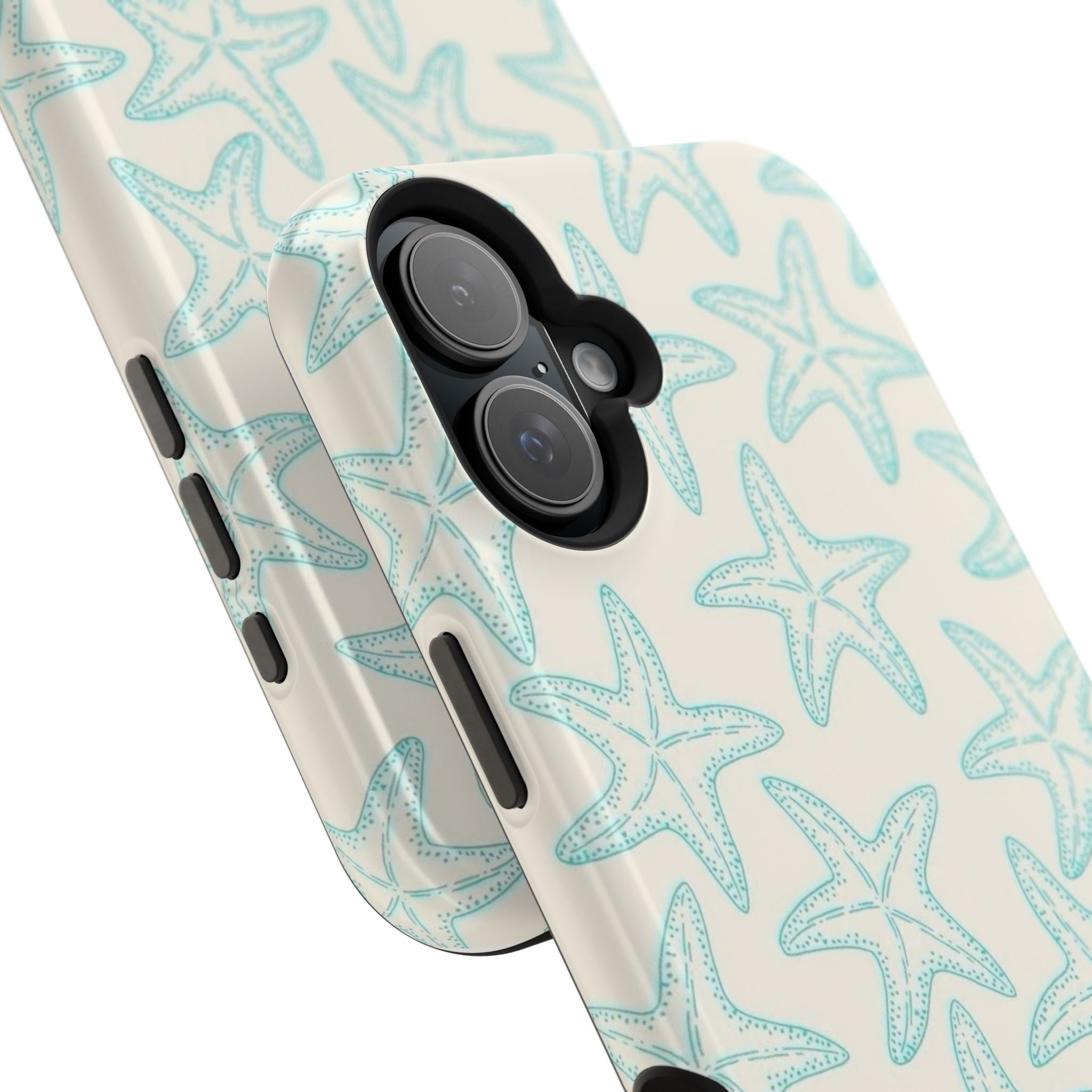 MagSafe teal starfish case