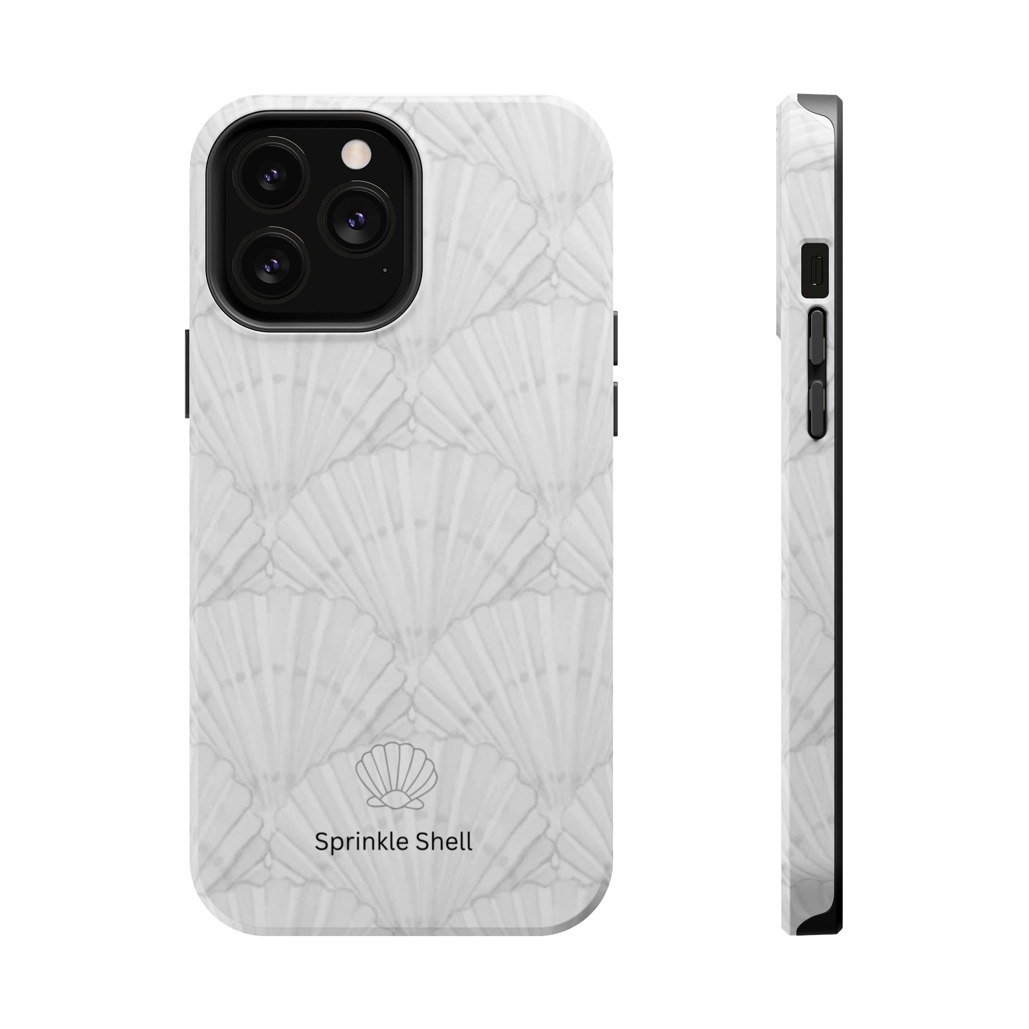 Shell-Pattern Magnetic Impact Phone Case — Protective Modular iPhone Cover