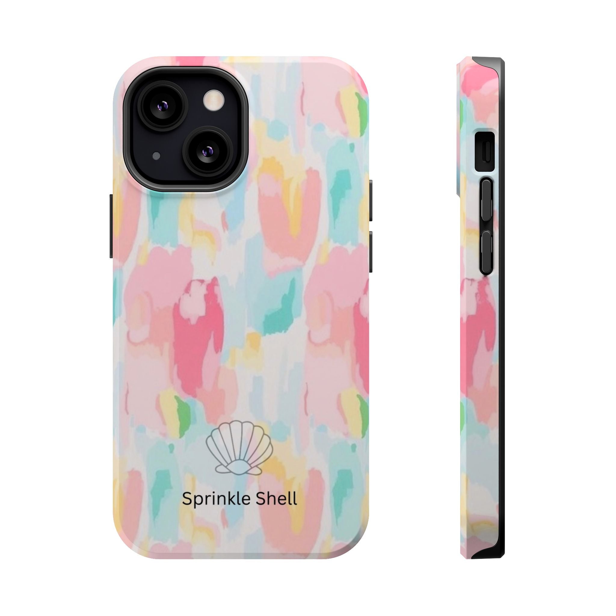 MagSafe cute colorful paint case
