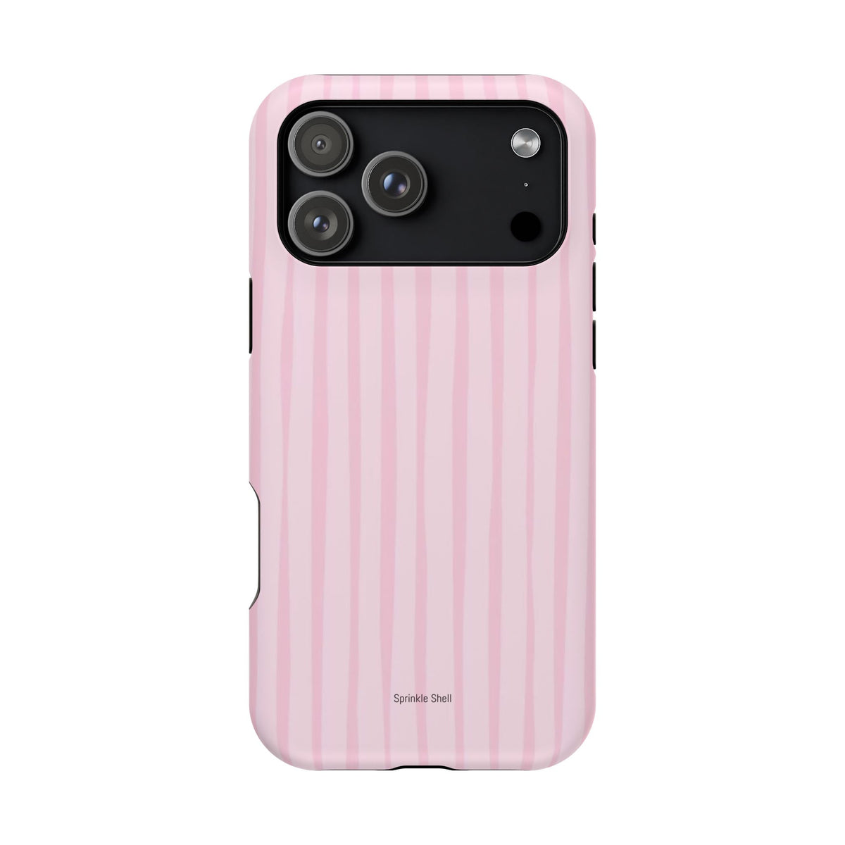 MagSafe pink uneven lines case