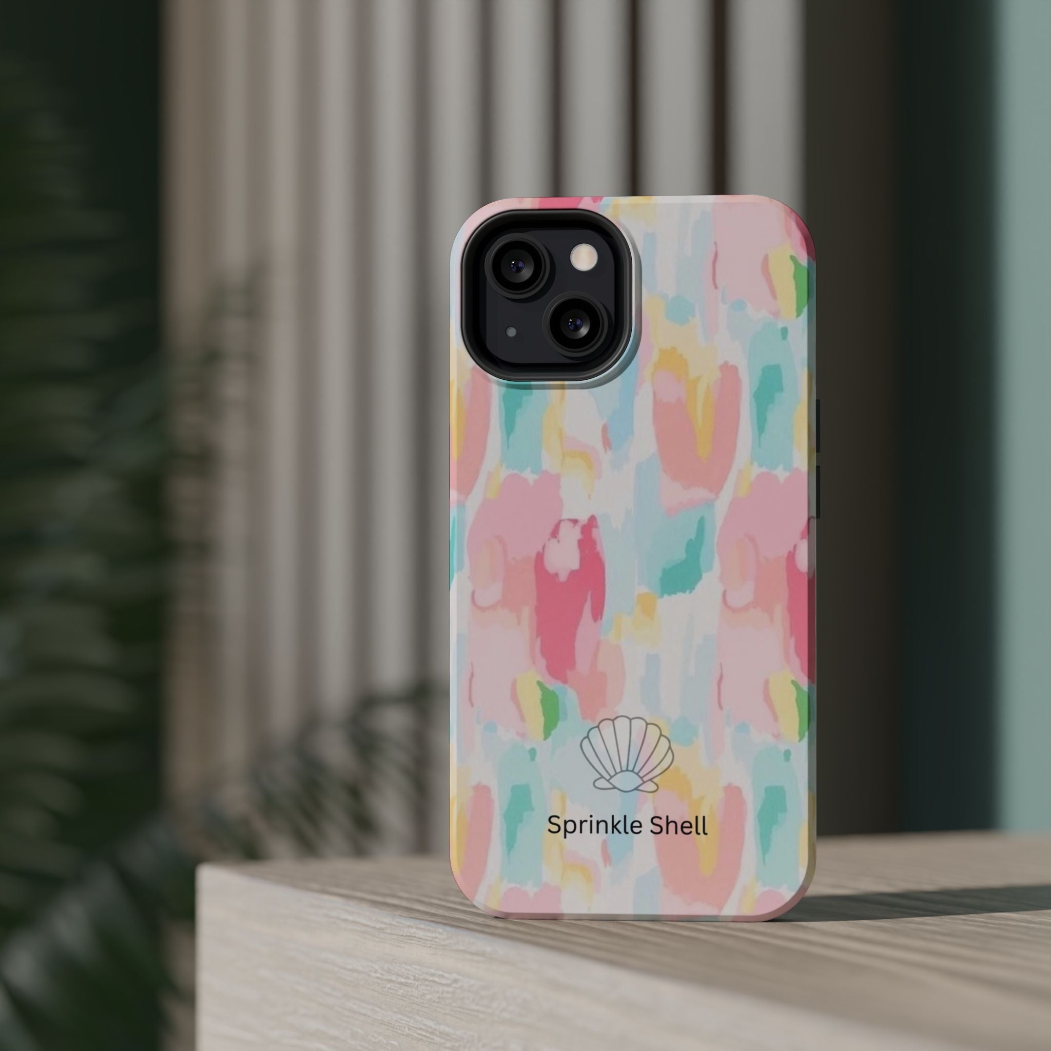 MagSafe cute colorful paint case