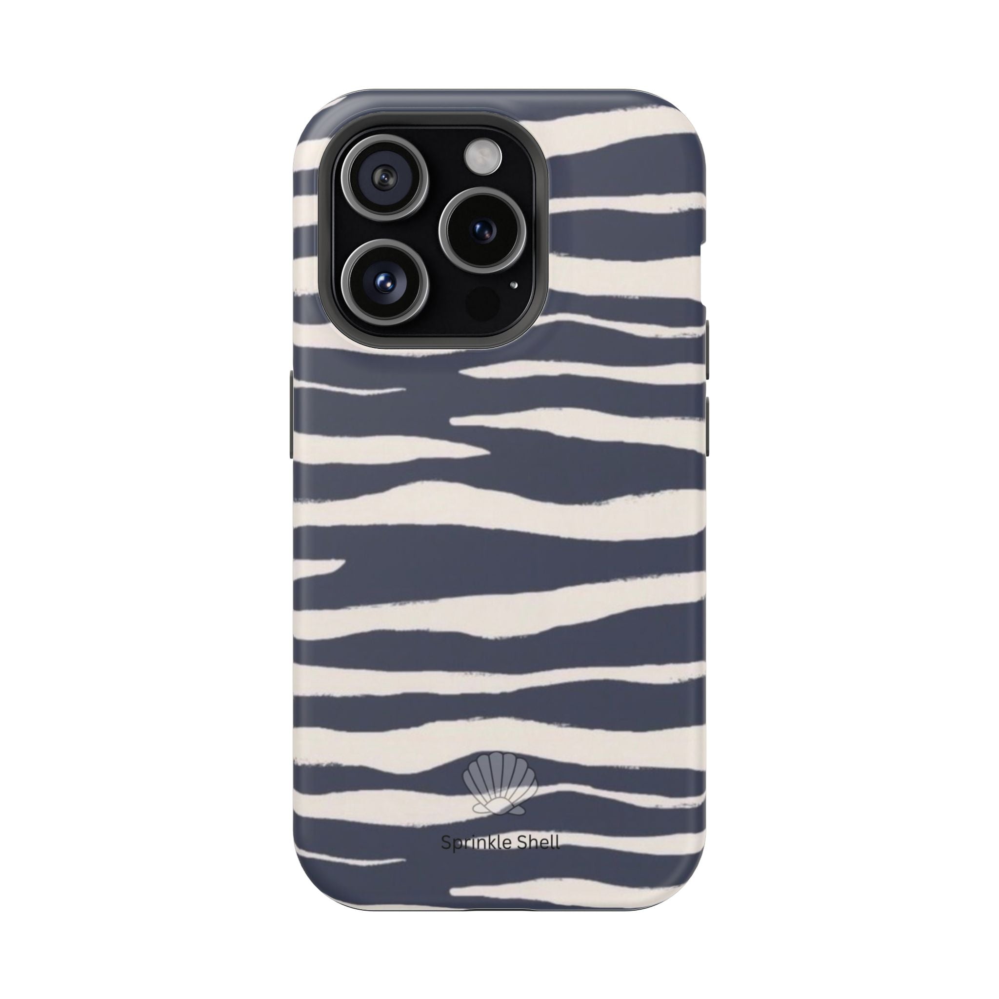 MagSafe Blue zebra print case
