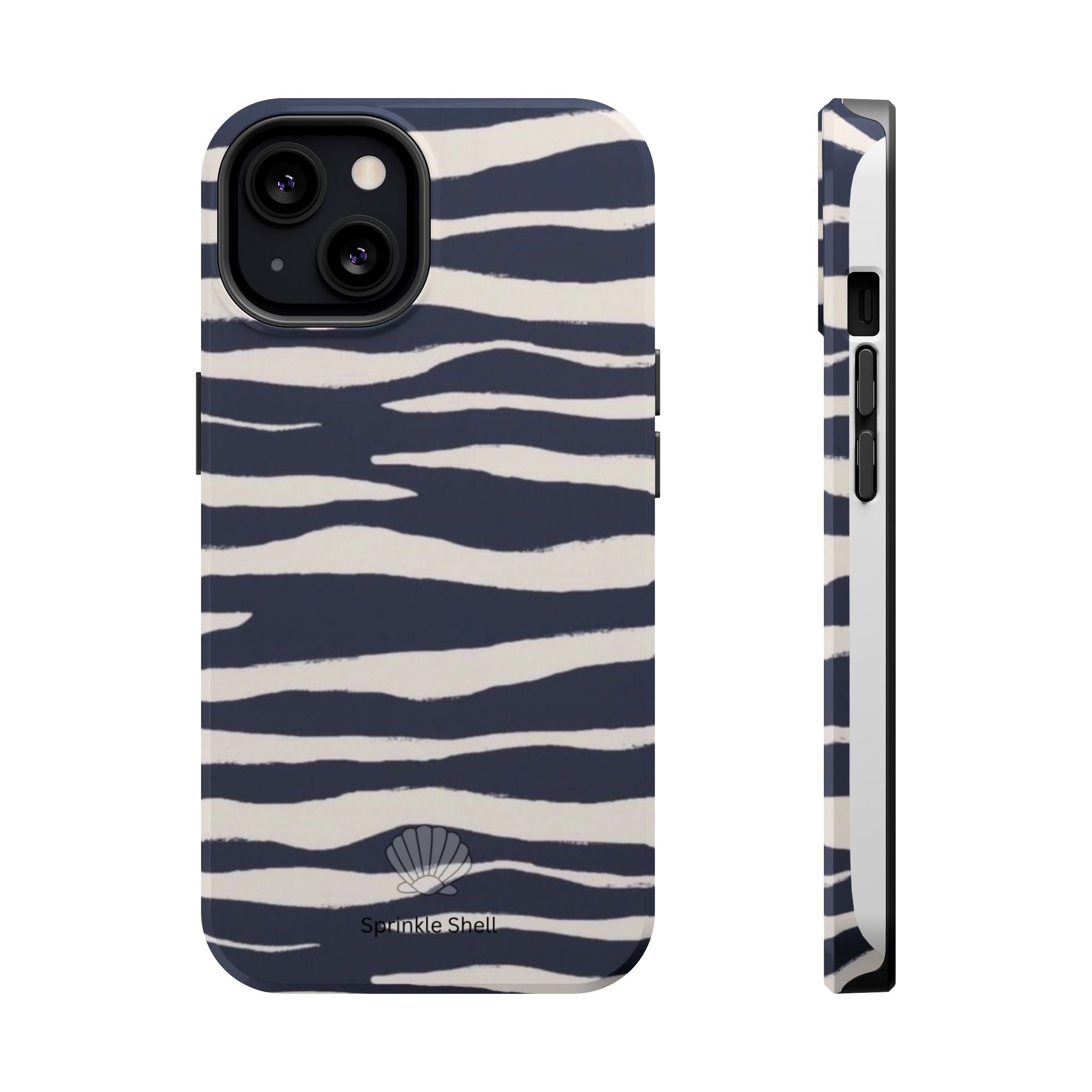 MagSafe Blue zebra print case