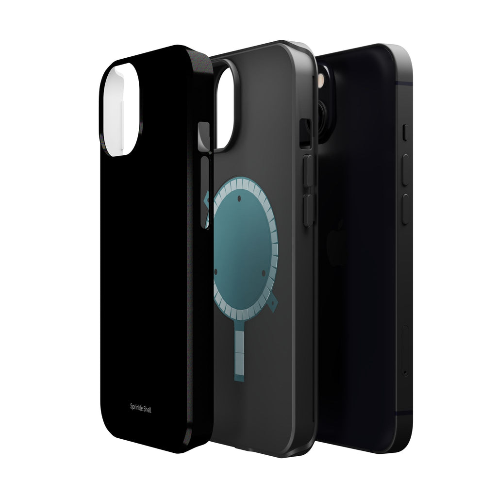 MagSafe Plain Black Iphone Case