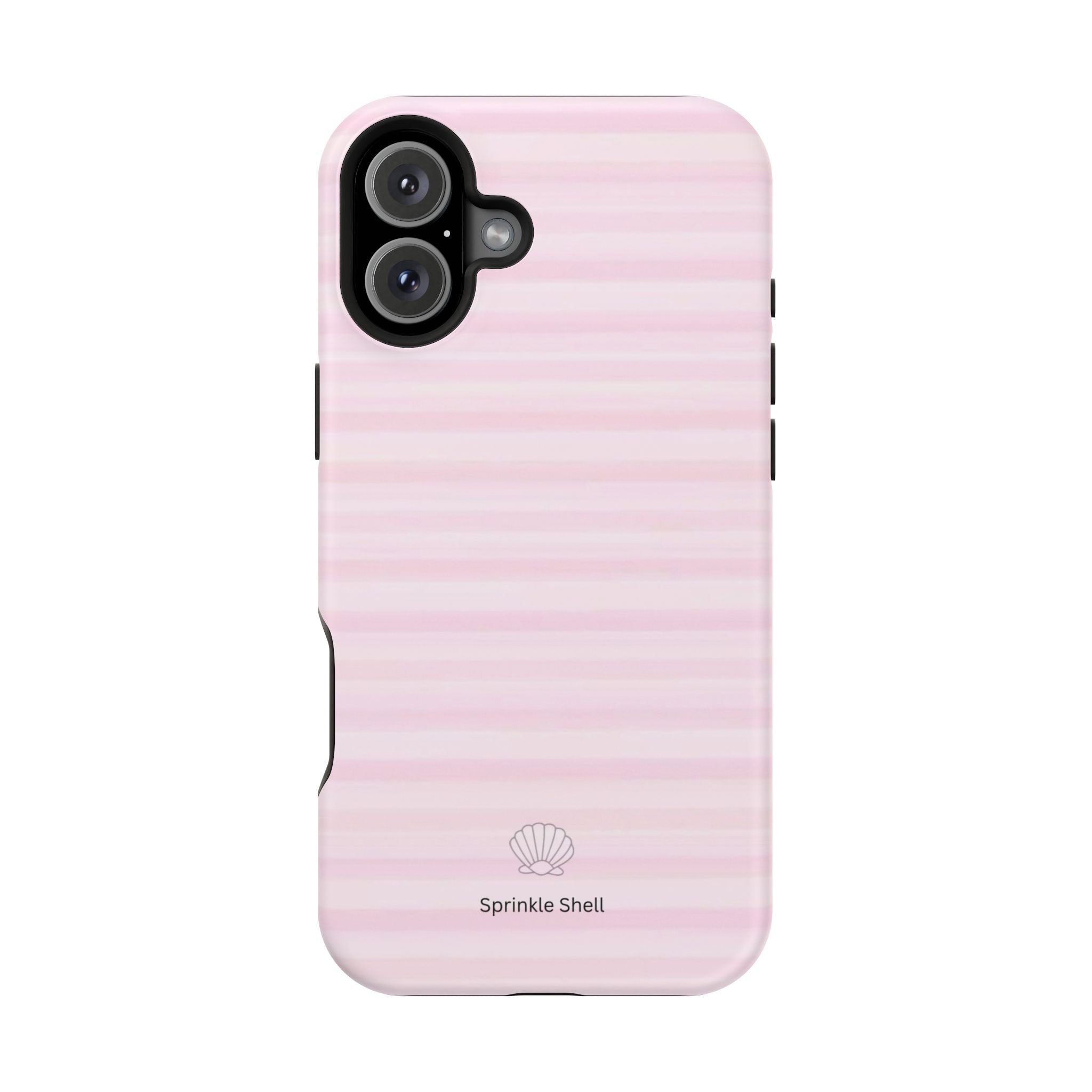 MagSafe pink stripes case