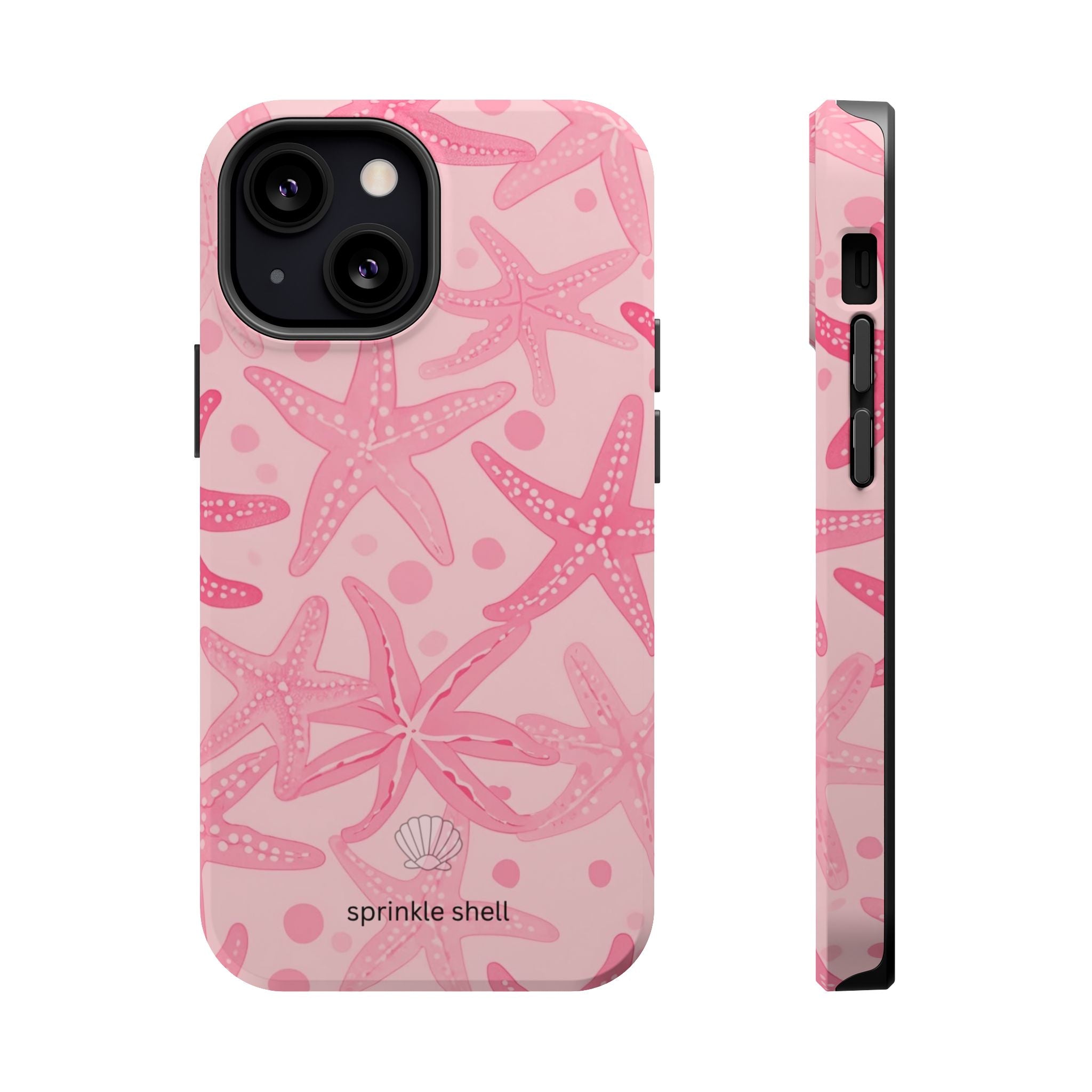 MagSafe Pink Starfish Iphone Case