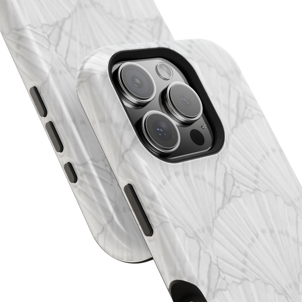 Shell-Pattern Magnetic Impact Phone Case — Protective Modular iPhone Cover