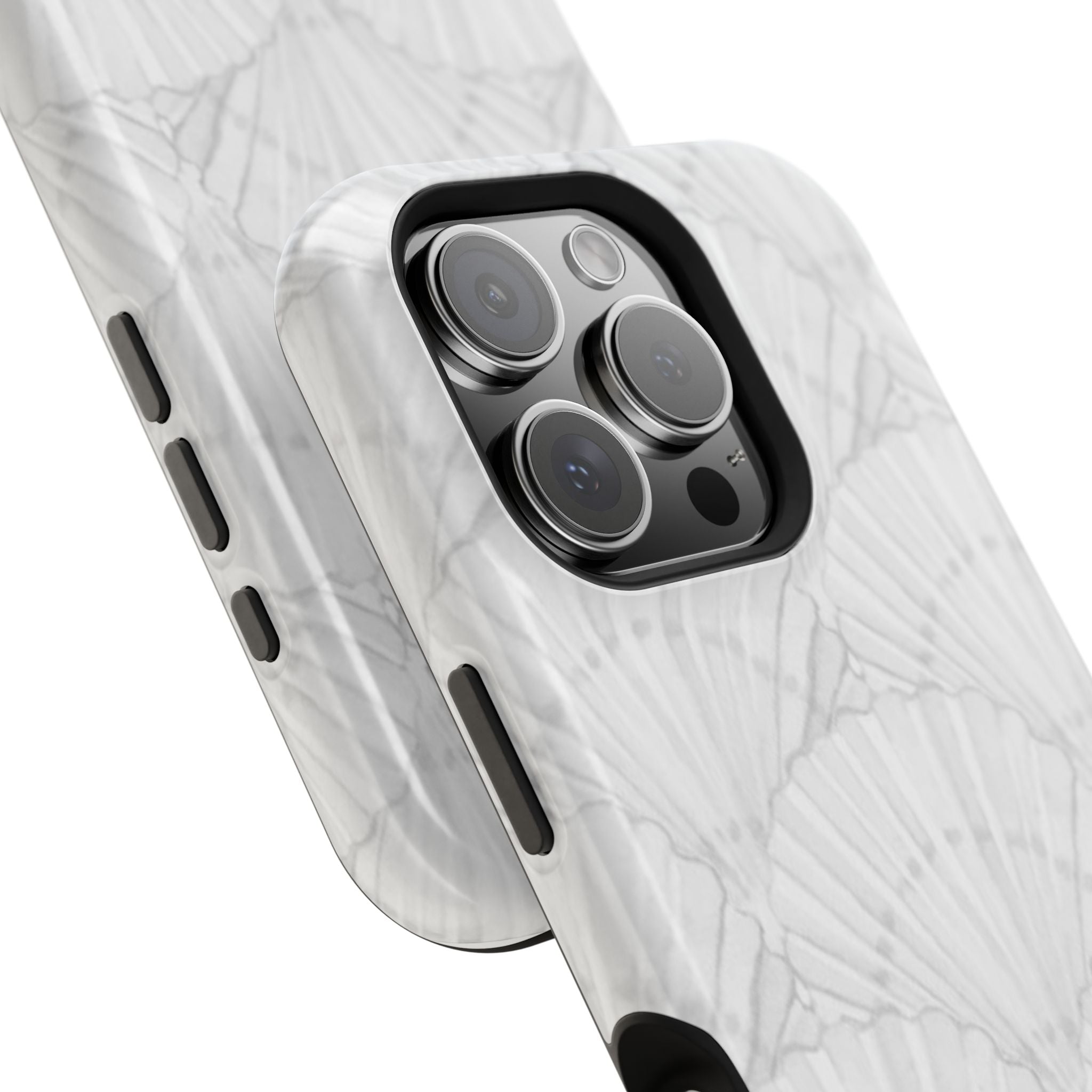 Shell-Pattern Magnetic Impact Phone Case — Protective Modular iPhone Cover