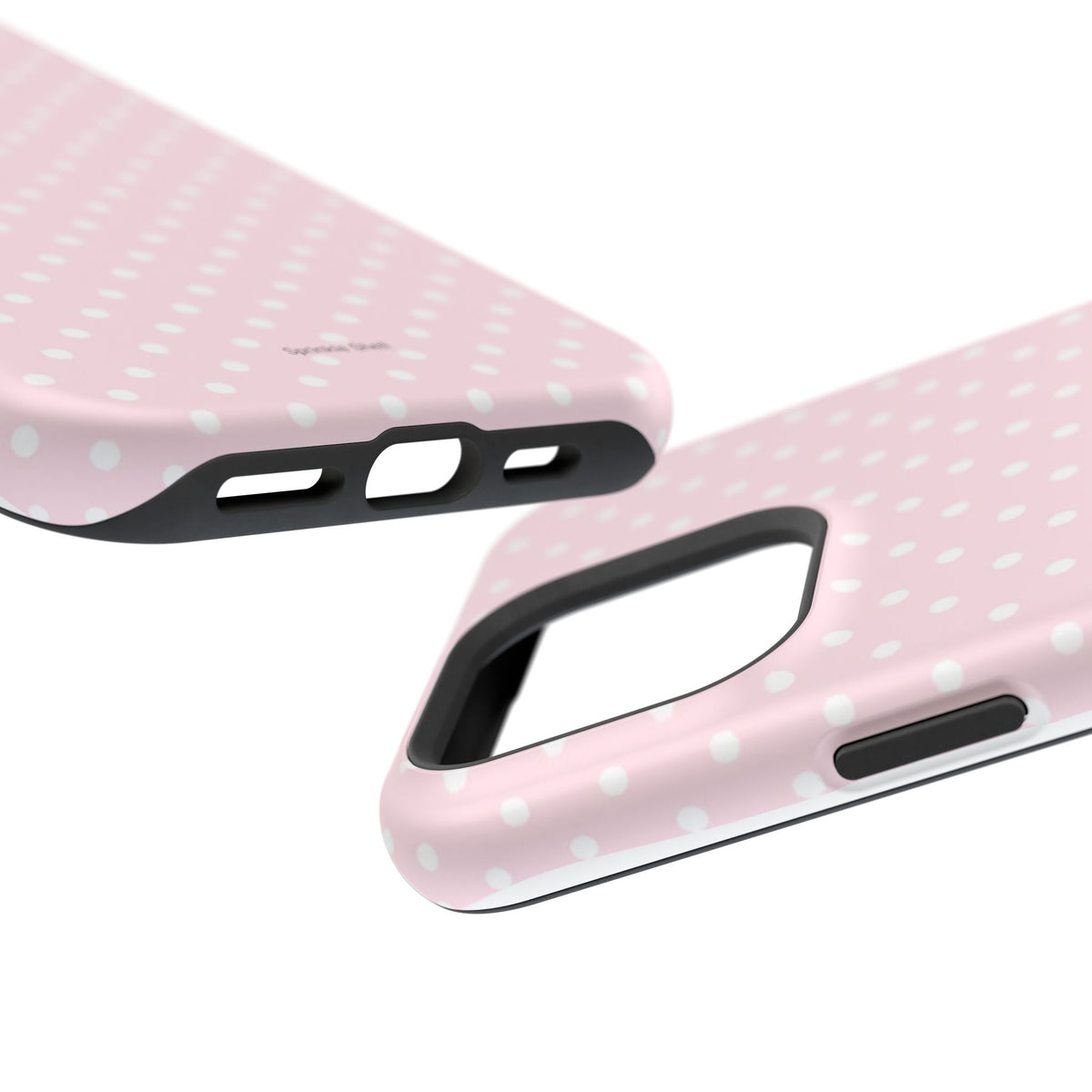 MagSafe light pink polka dots case