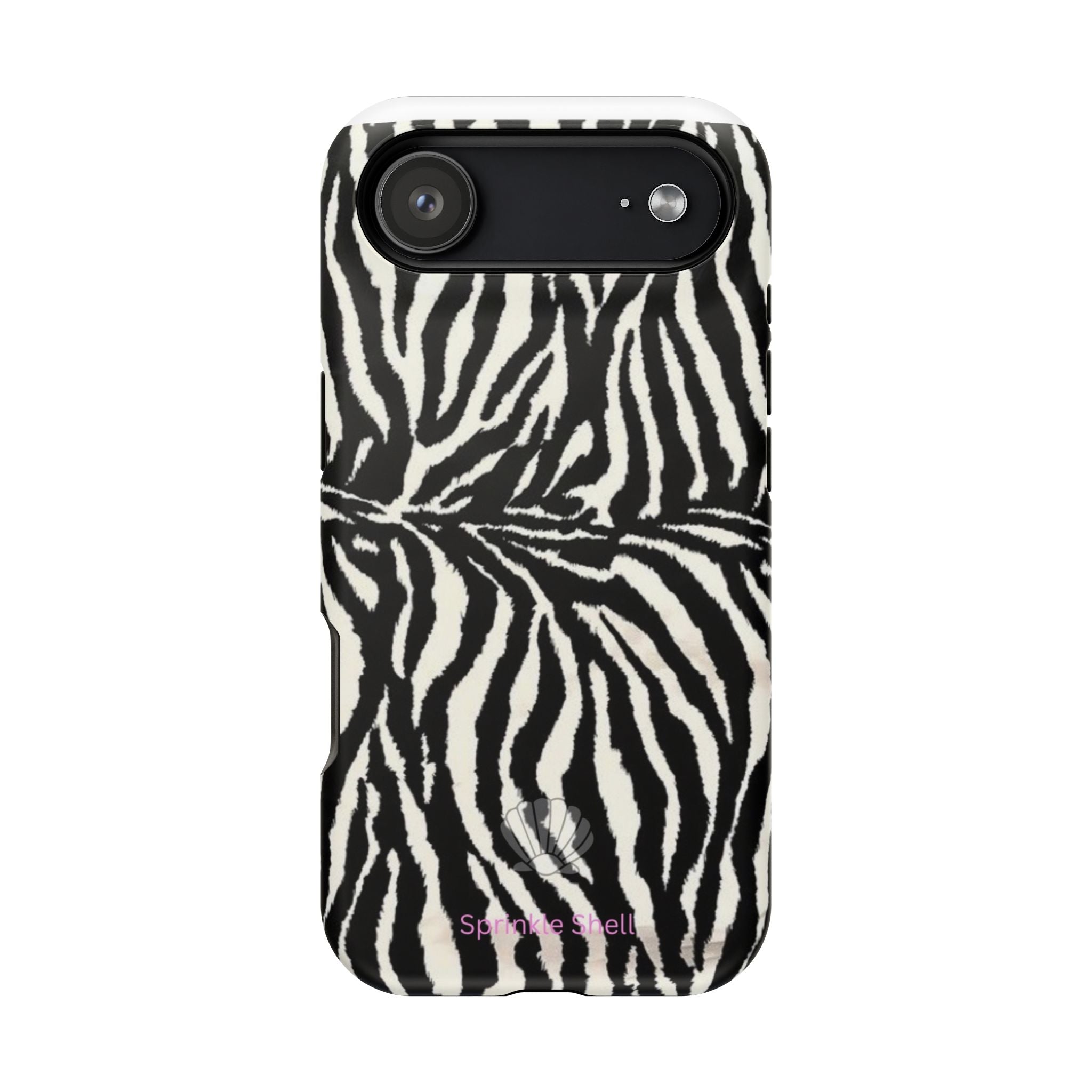 MagSafe black zebra print case