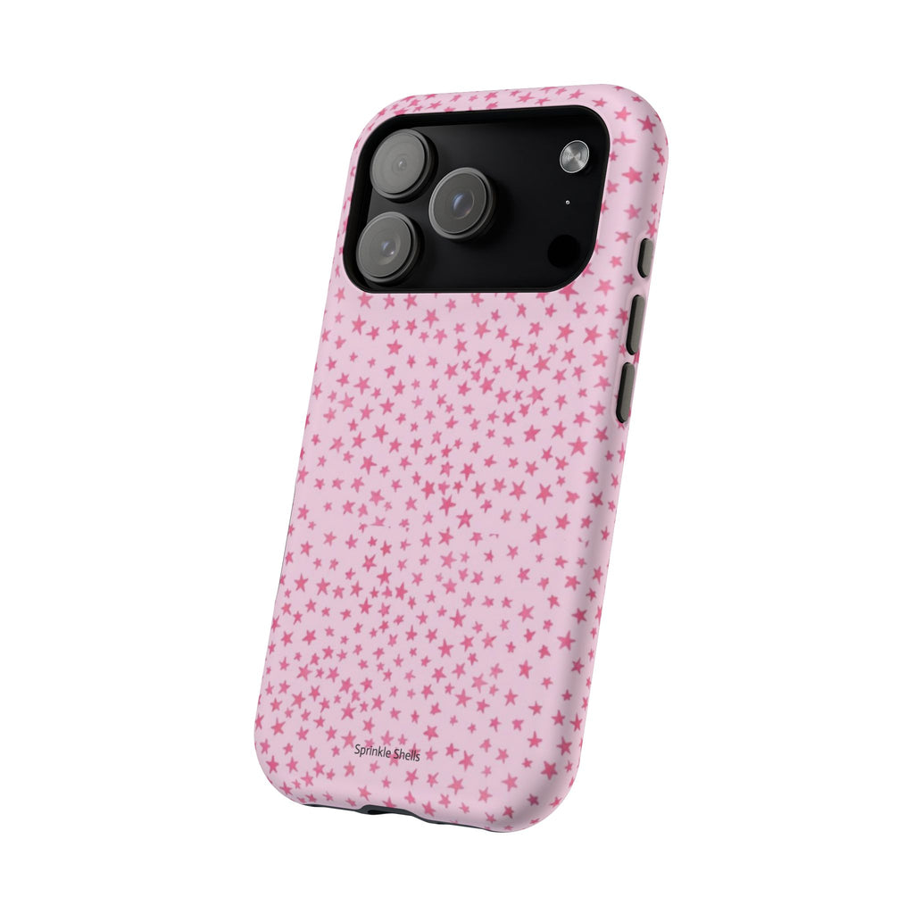 MagSafe mini pink stars case
