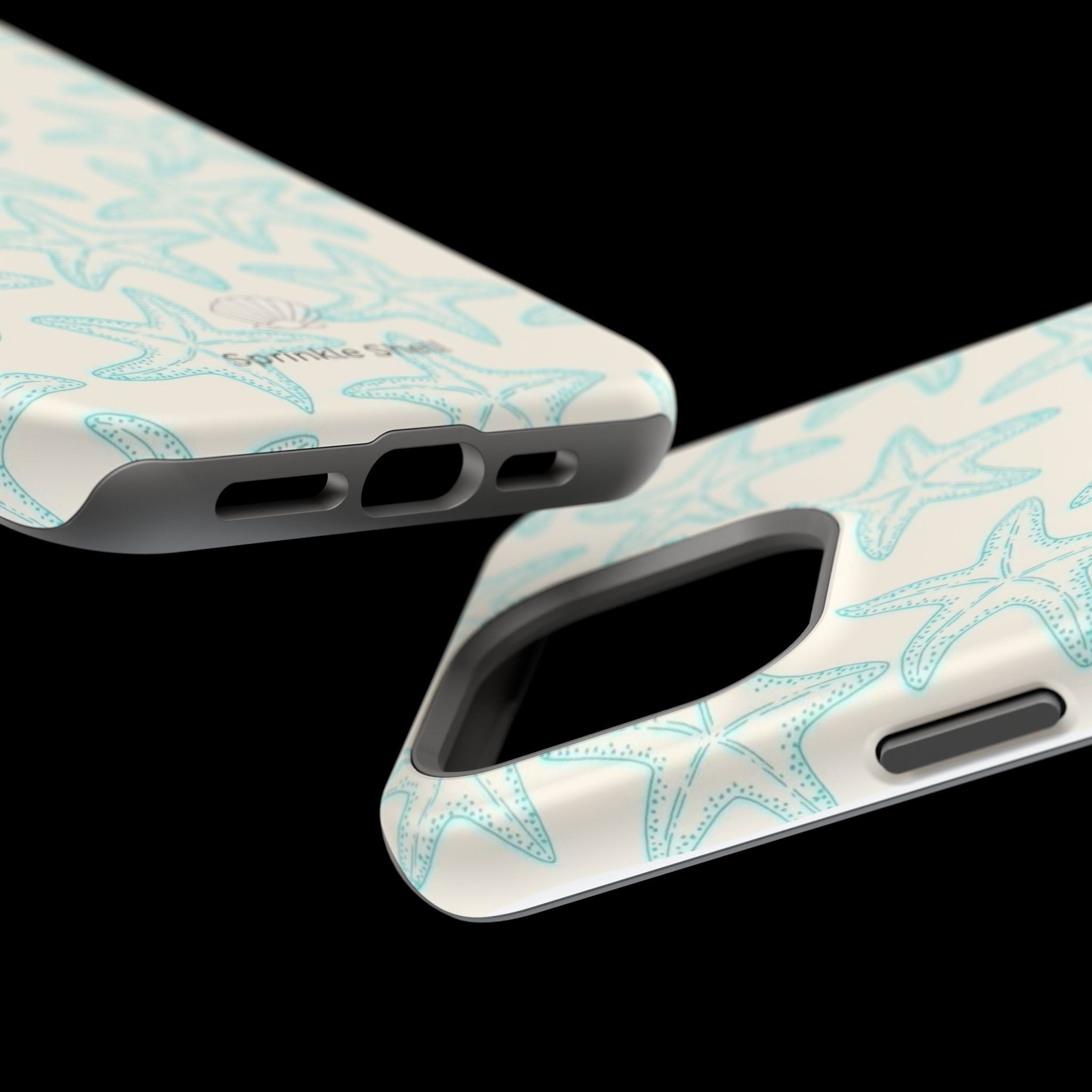 MagSafe teal starfish case