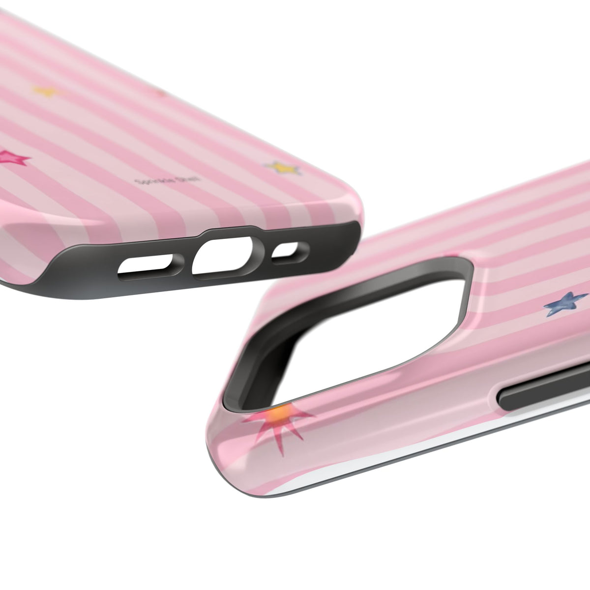 MagSafe pink lines & stars case