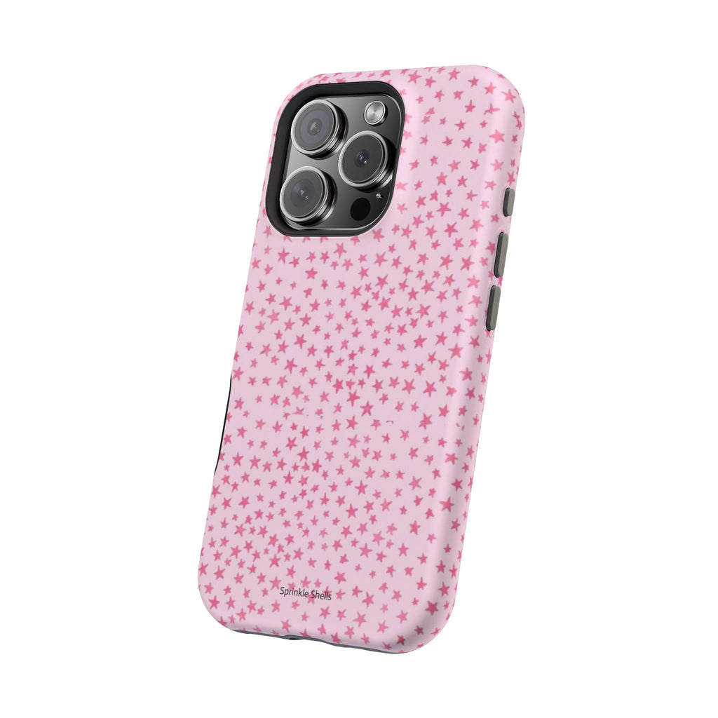 MagSafe mini pink stars case